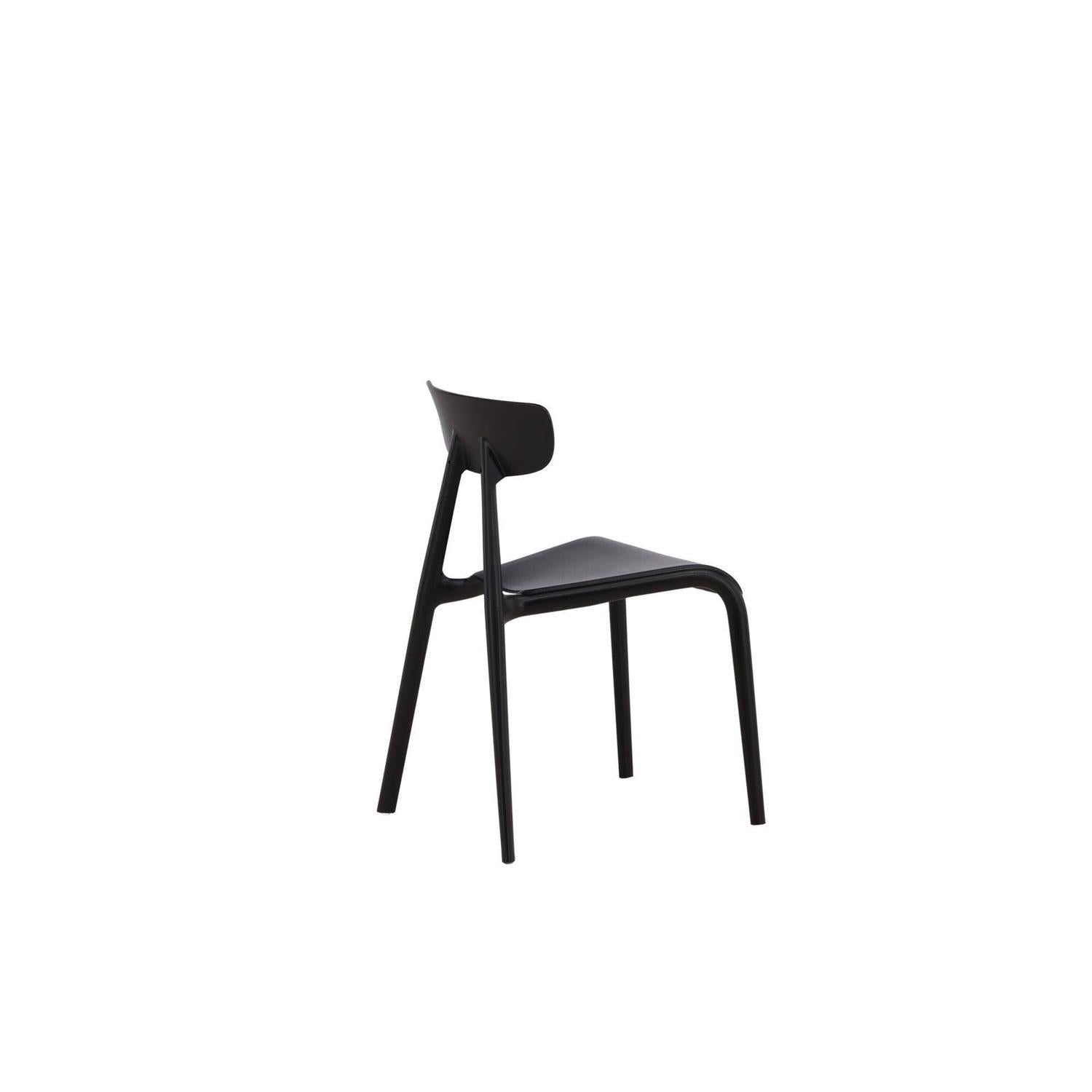 2er-Set Stühle Ursholmen aus Polypropylen - Schwarz-Kunststoffstühle-Venture Home-le canapé