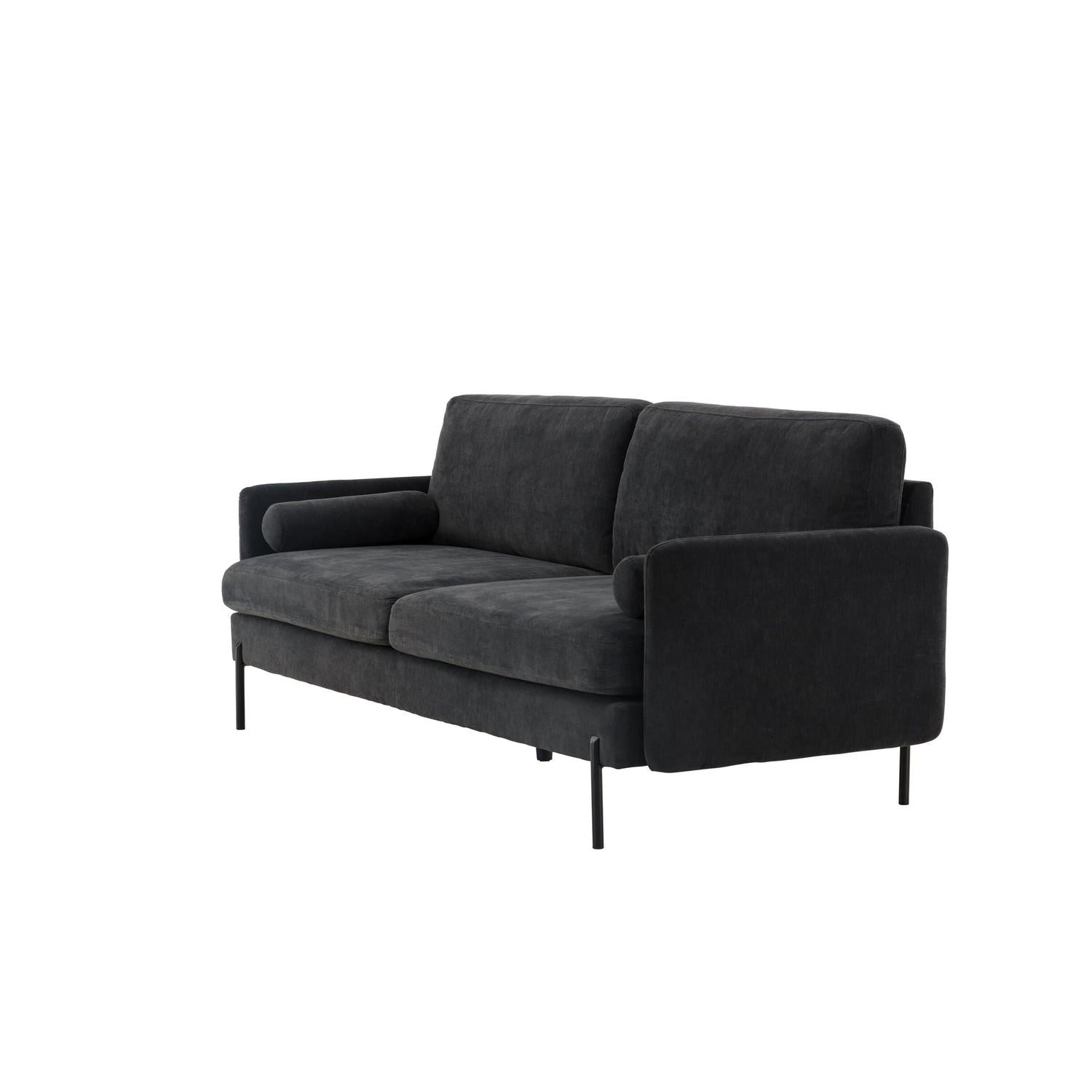 3-Sitzer Sofa Antibes - Dunkelgrau-3-Sitzer Sofas-Venture Home-le canapé