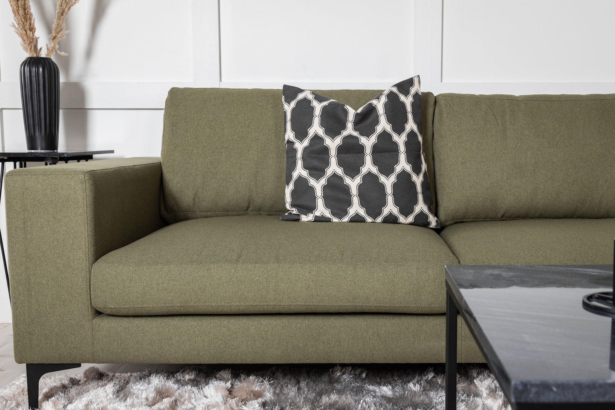 3-Sitzer Sofa Bolero - Dunkelgrün-3-Sitzer Sofa-Venture Home-le canapé