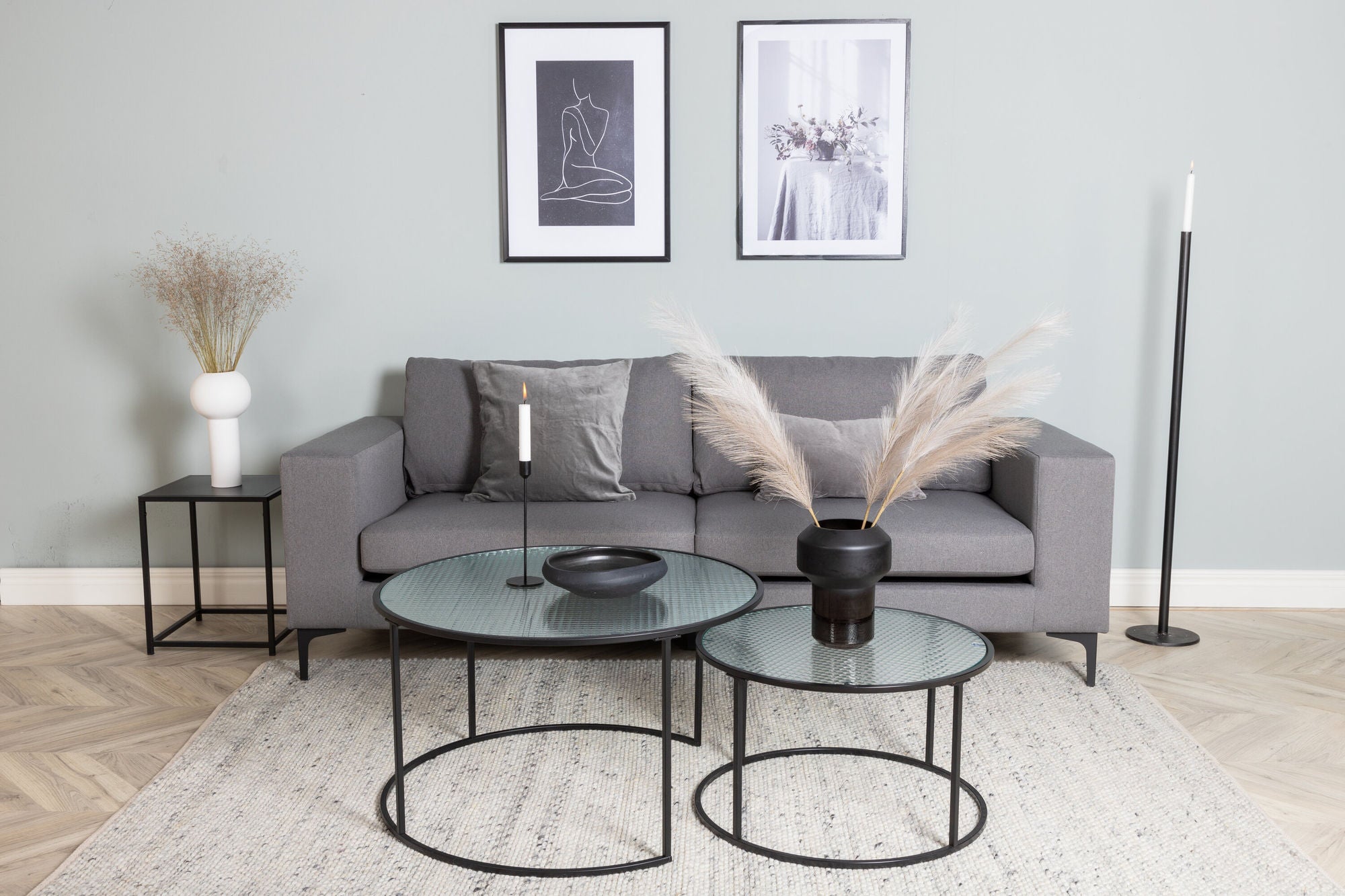 3-Sitzer Sofa Bolero - Grau-3-Sitzer Sofa-Venture Home-le canapé