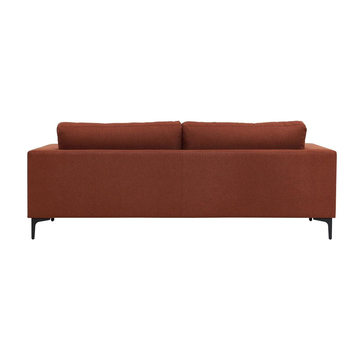 3-Sitzer Sofa Bolero - Orangerot-3-Sitzer Sofa-Venture Home-le canapé