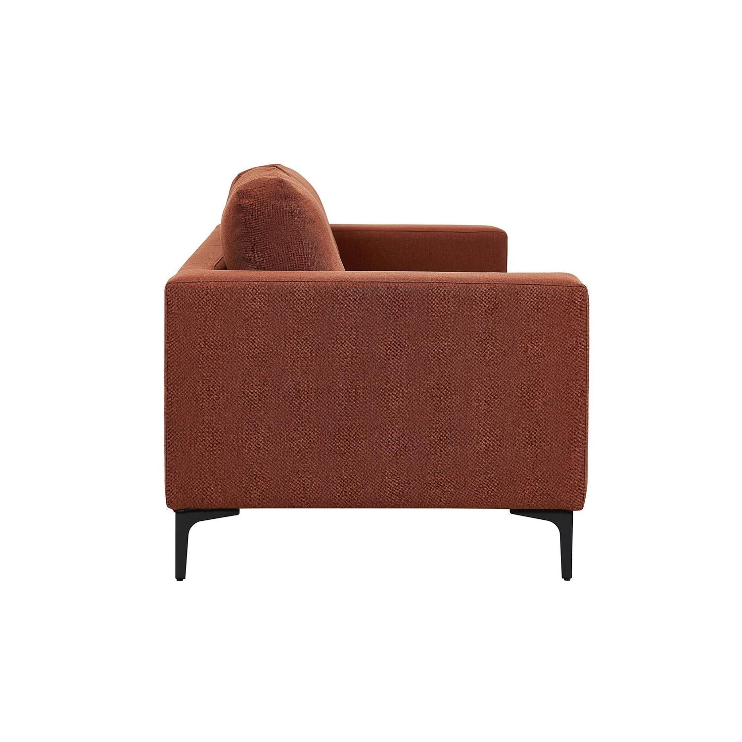 3-Sitzer Sofa Bolero - Orangerot-3-Sitzer Sofa-Venture Home-le canapé