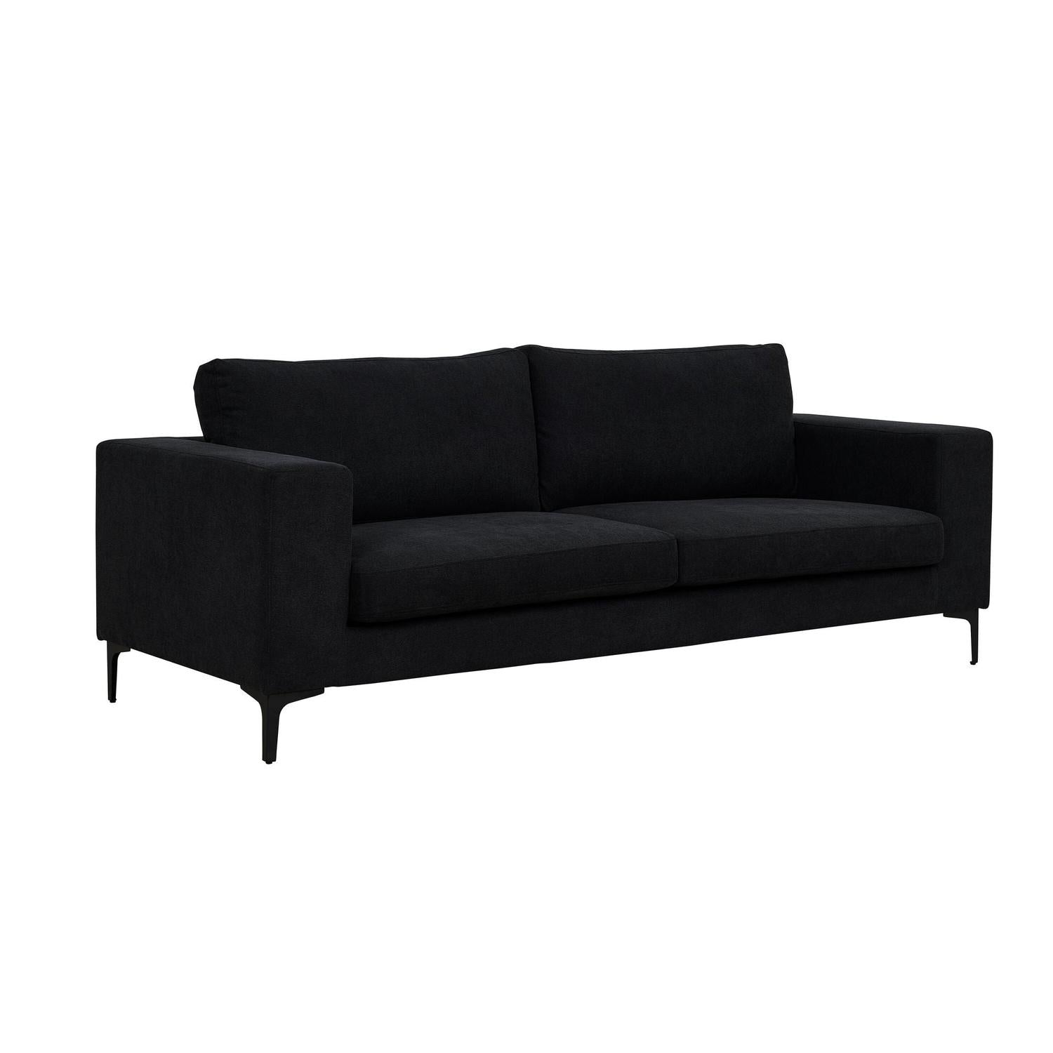 3-Sitzer Sofa Bolero - Schwarz-3-Sitzer Sofa-Venture Home-le canapé