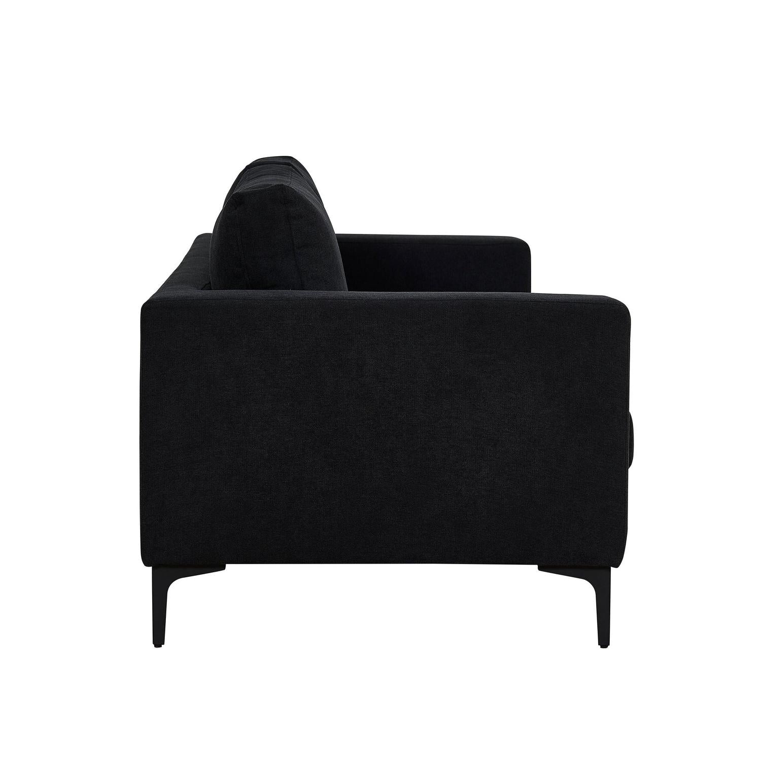 3-Sitzer Sofa Bolero - Schwarz-3-Sitzer Sofa-Venture Home-le canapé