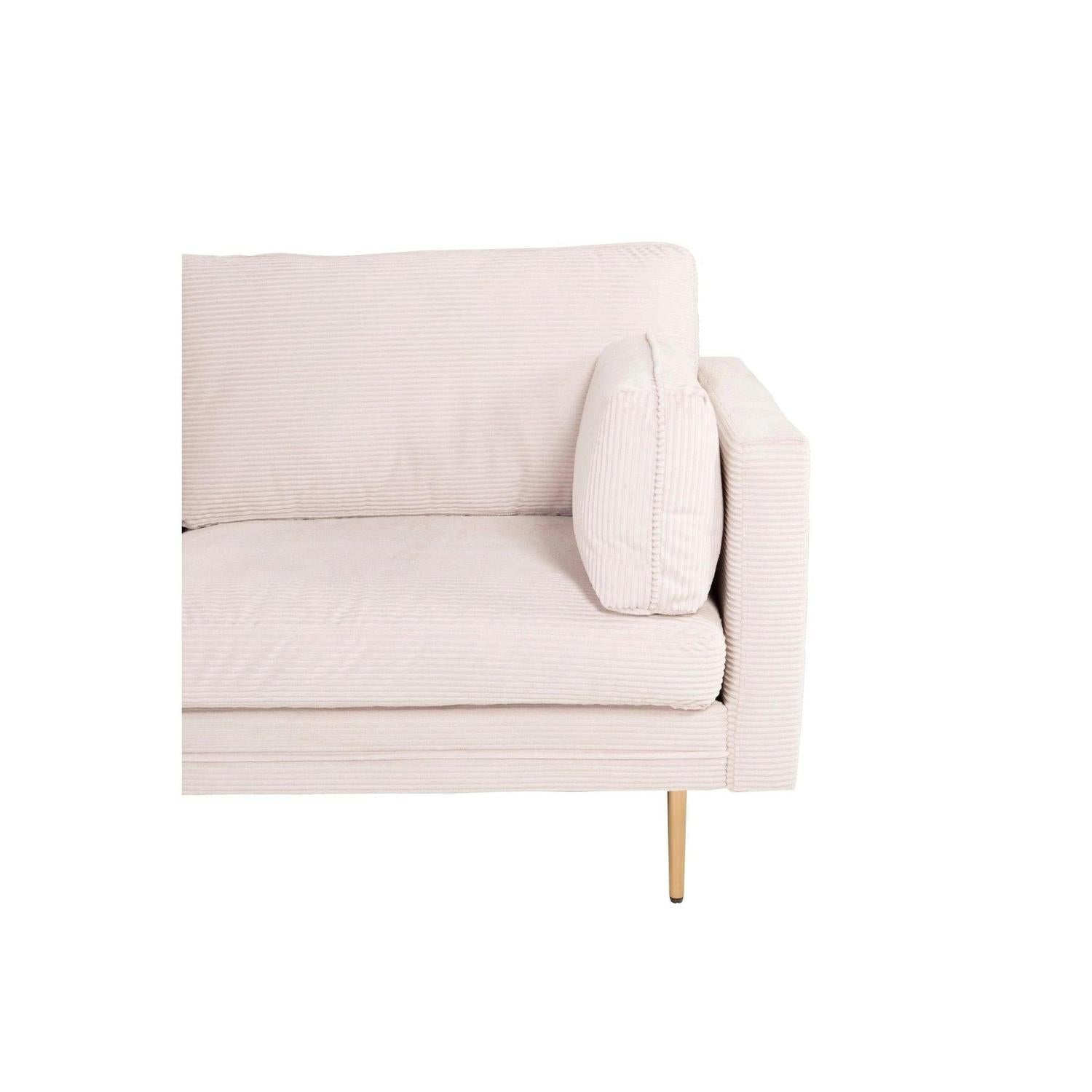 3-Sitzer Sofa Boom aus Kord - Beige-3-Sitzer Sofas-Venture Home-le canapé