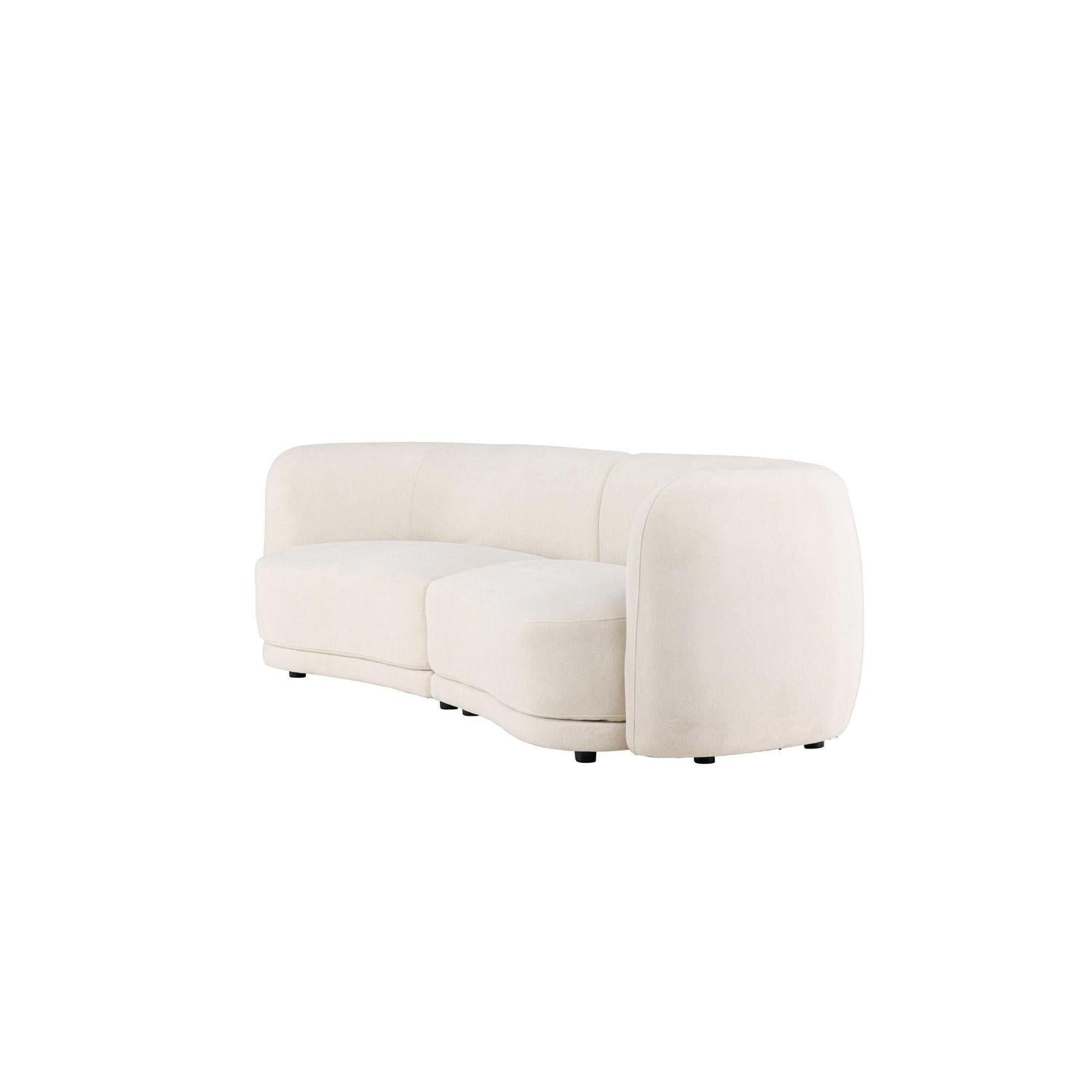 3-Sitzer Sofa Cielo - Weiß-3-Sitzer Sofas-Venture Home-le canapé