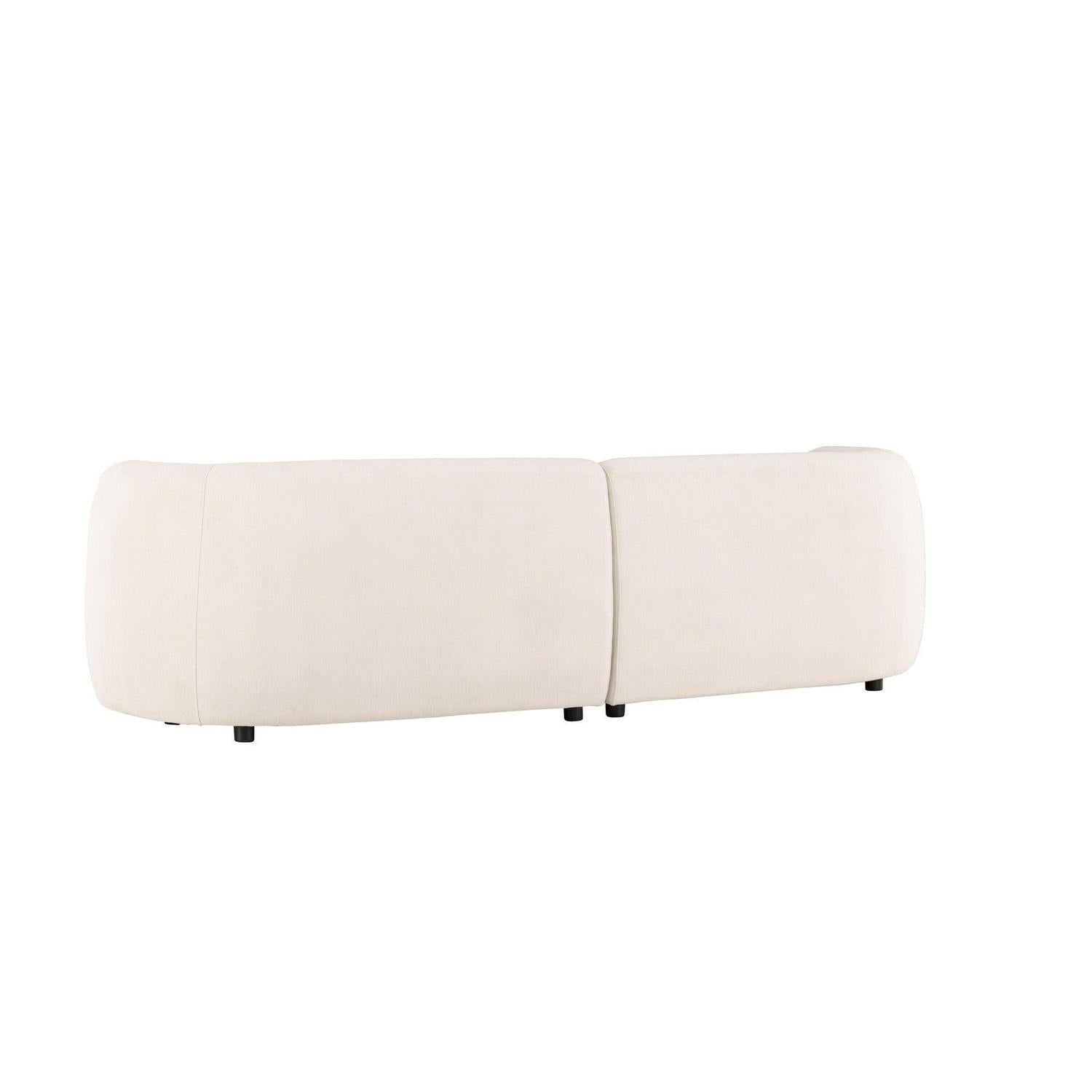 3-Sitzer Sofa Cielo - Weiß-3-Sitzer Sofas-Venture Home-le canapé