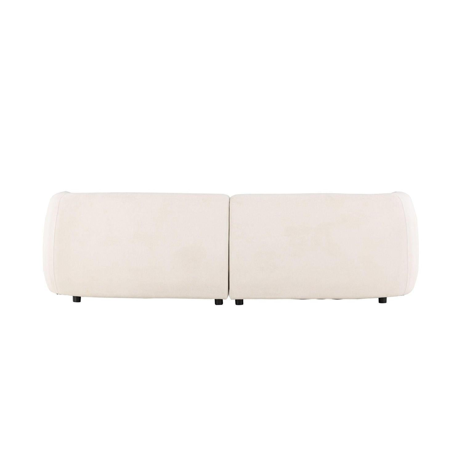 3-Sitzer Sofa Cielo - Weiß-3-Sitzer Sofas-Venture Home-le canapé