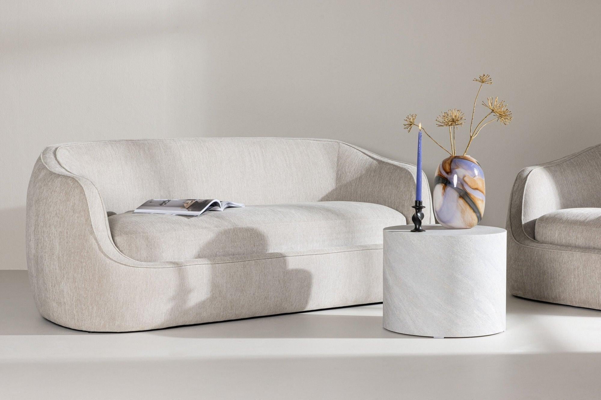 3-Sitzer Sofa Elio - Hellgrau-3-Sitzer Sofa-Venture Home-le canapé