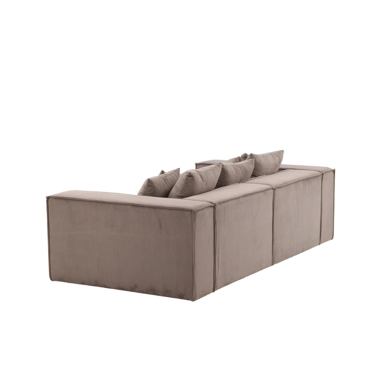 3-Sitzer Sofa Gillholmen aus Kord - Braun-3-Sitzer Sofa-Vind-le canapé