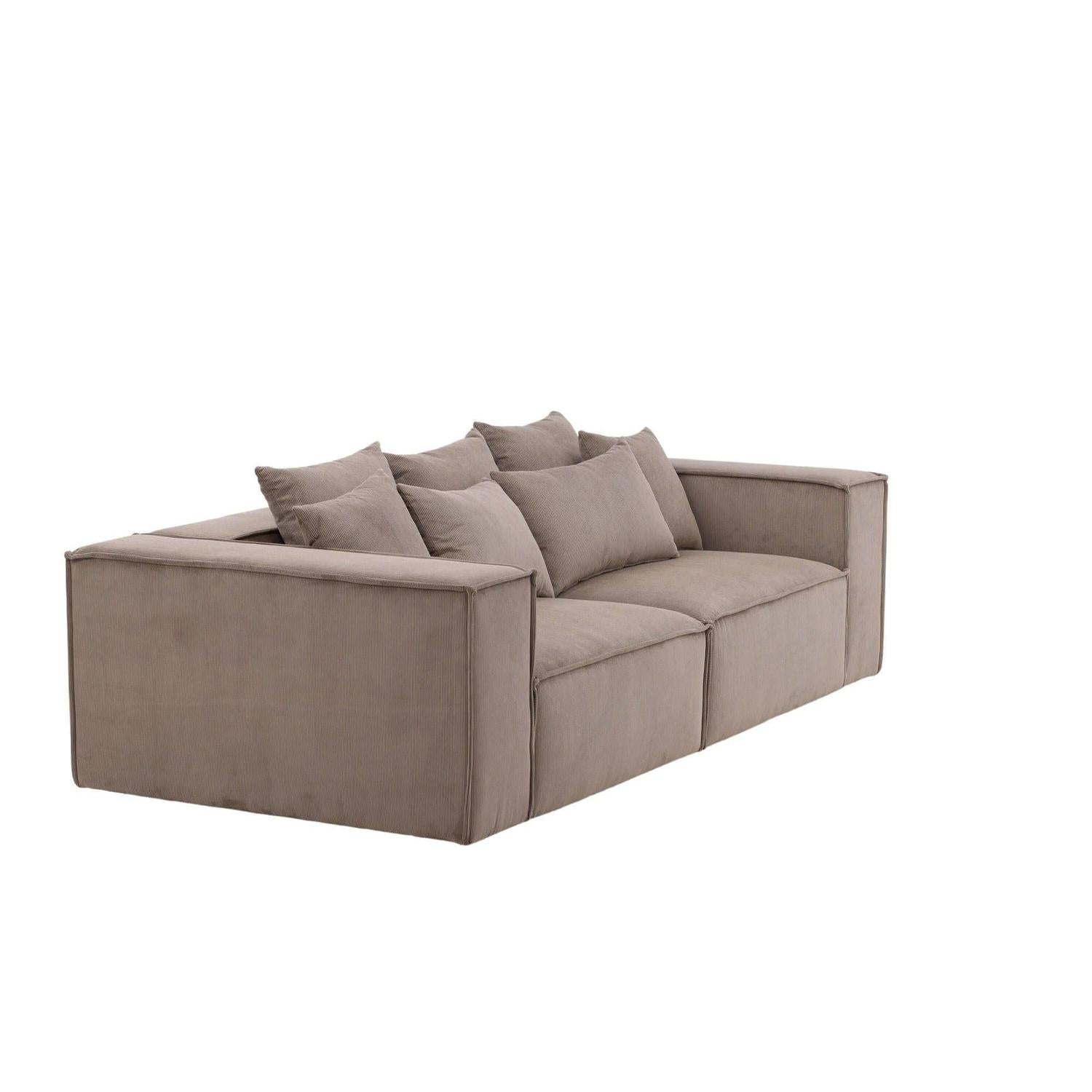 3-Sitzer Sofa Gillholmen aus Kord - Braun-3-Sitzer Sofa-Vind-le canapé
