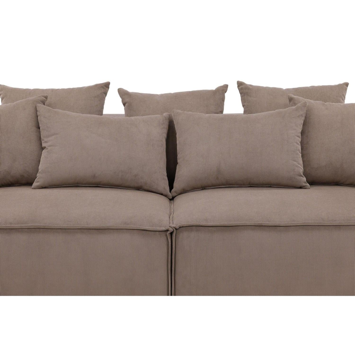 3-Sitzer Sofa Gillholmen aus Kord - Braun-3-Sitzer Sofas-Vind-le canapé