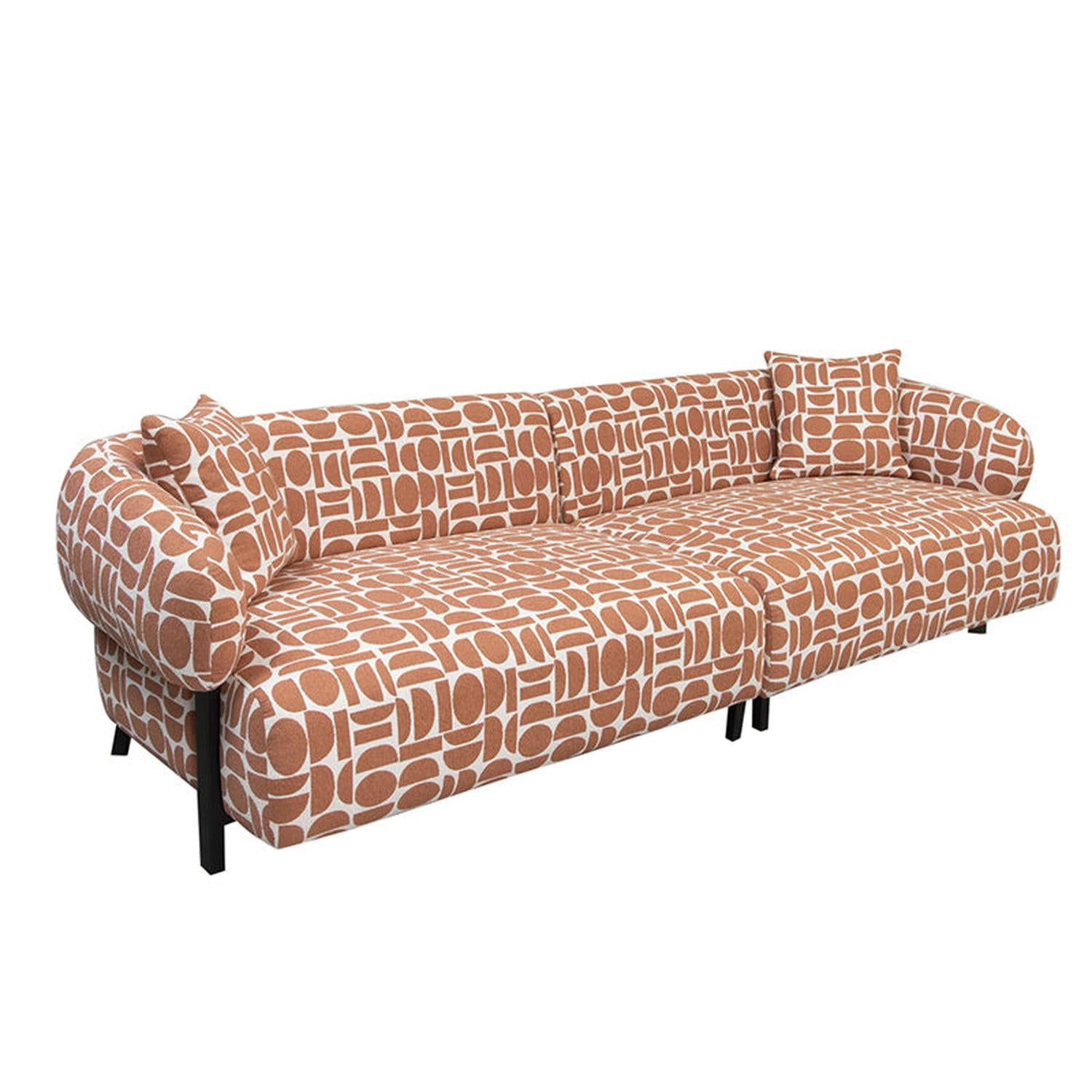 3-Sitzer Sofa Kathmandu - Terrakotta-3-Sitzer Sofa-Pole to Pole-le canapé