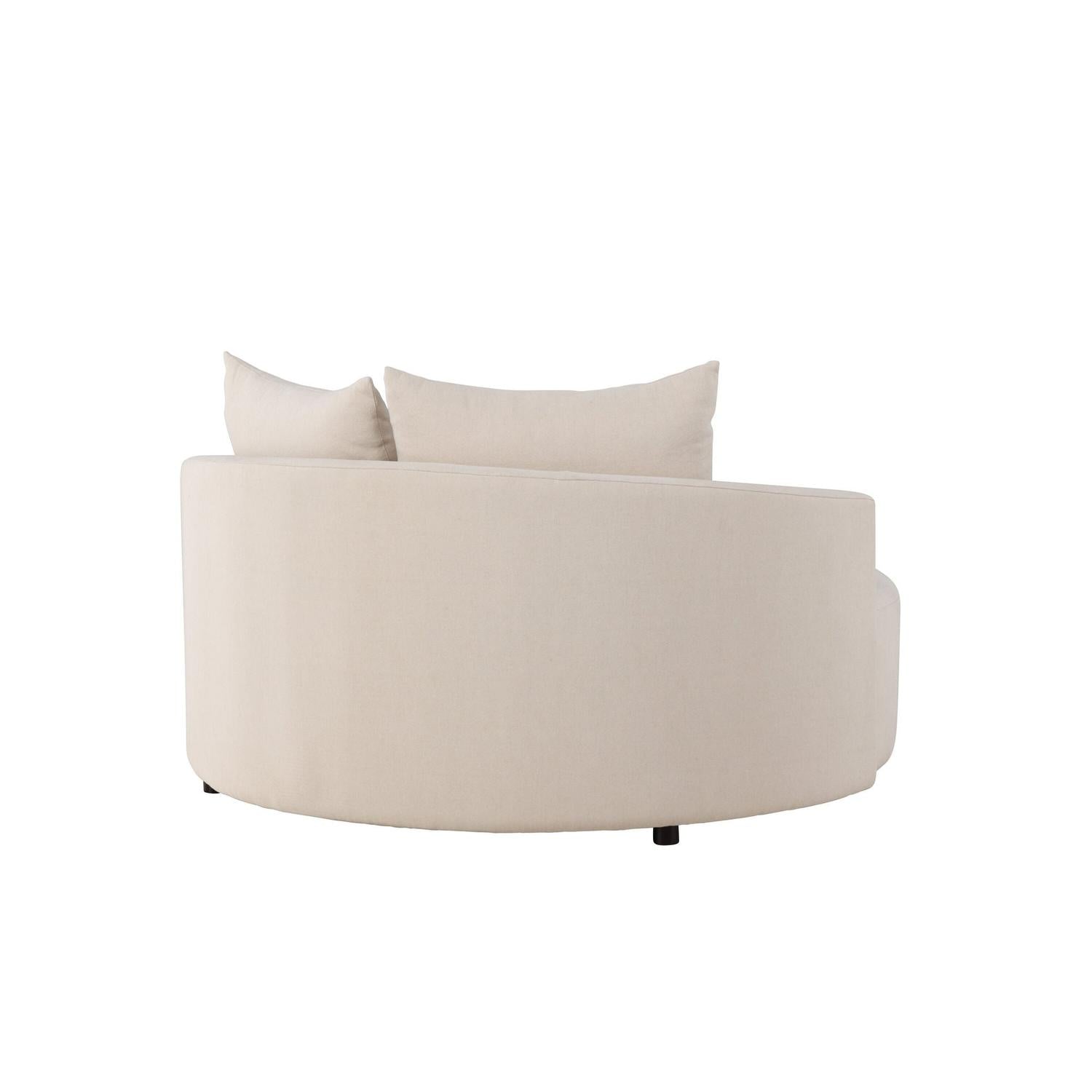 3-Sitzer Sofa Kelso 150cm aus Leinen - Beige-3-Sitzer Sofas-Venture Home-le canapé
