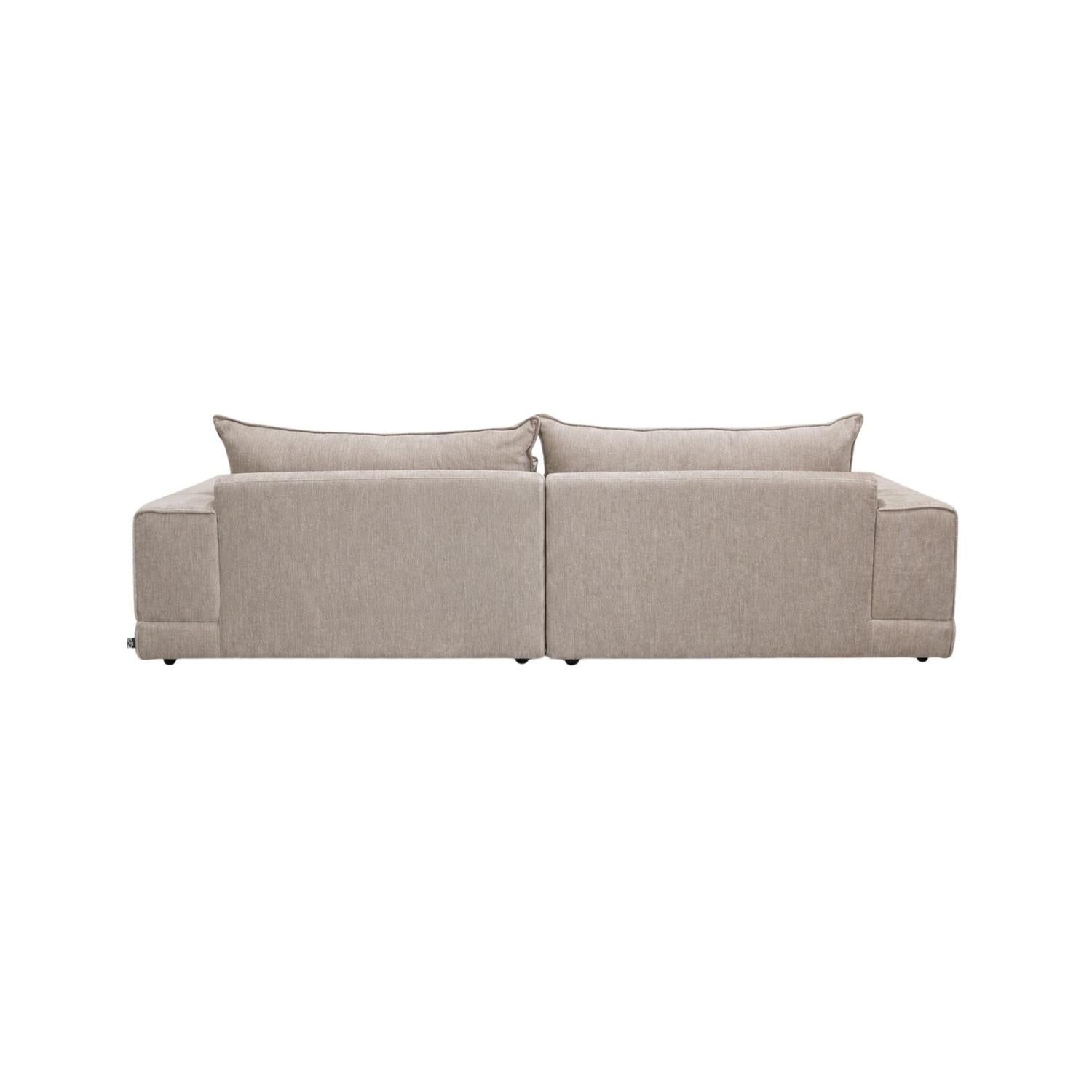 3-Sitzer Sofa London mit Chaiselounge - Beige-3-Sitzer Sofas-Pole to Pole-le canapé