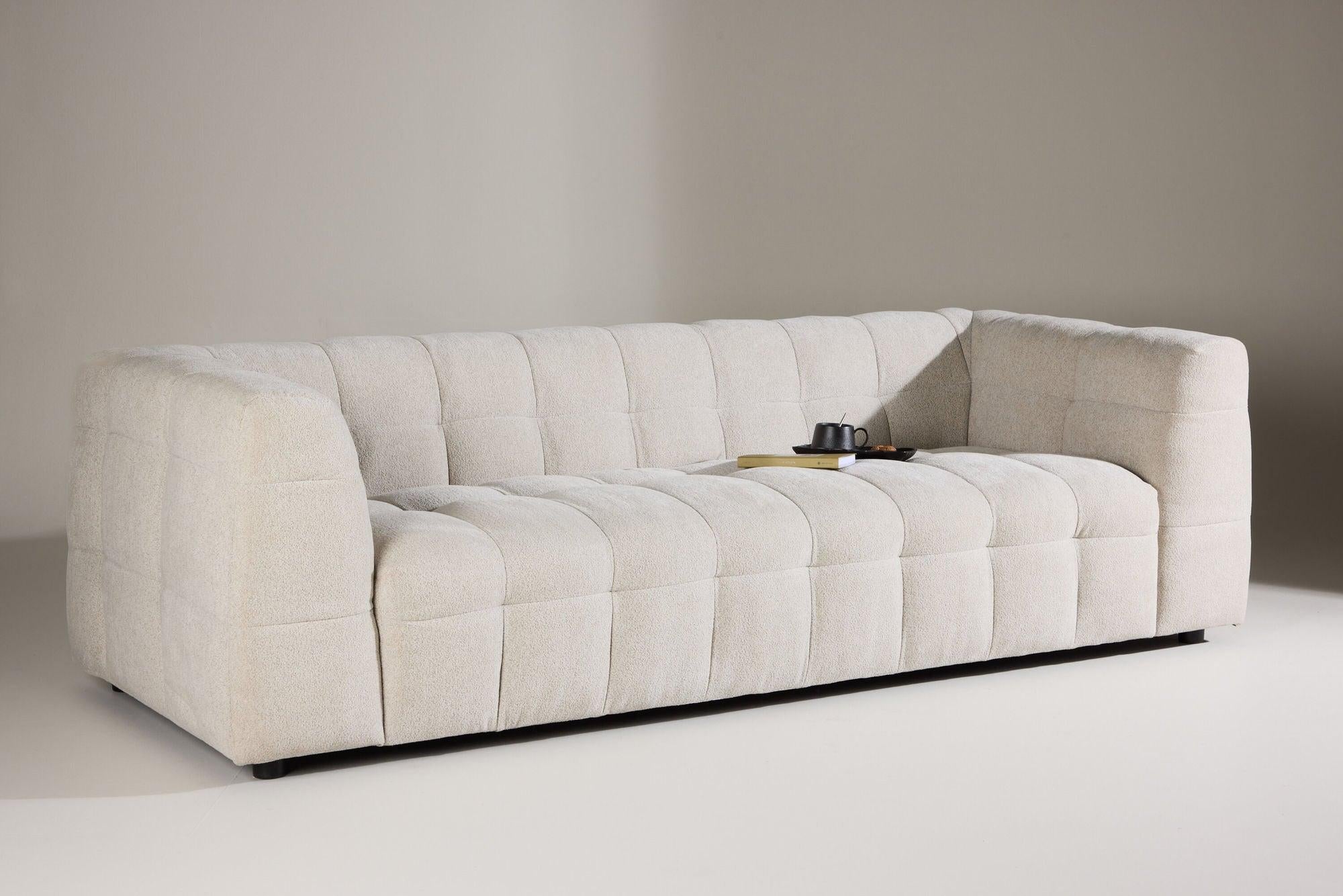 3-Sitzer Sofa Malou - Beige-3-Sitzer Sofas-Venture Home-le canapé