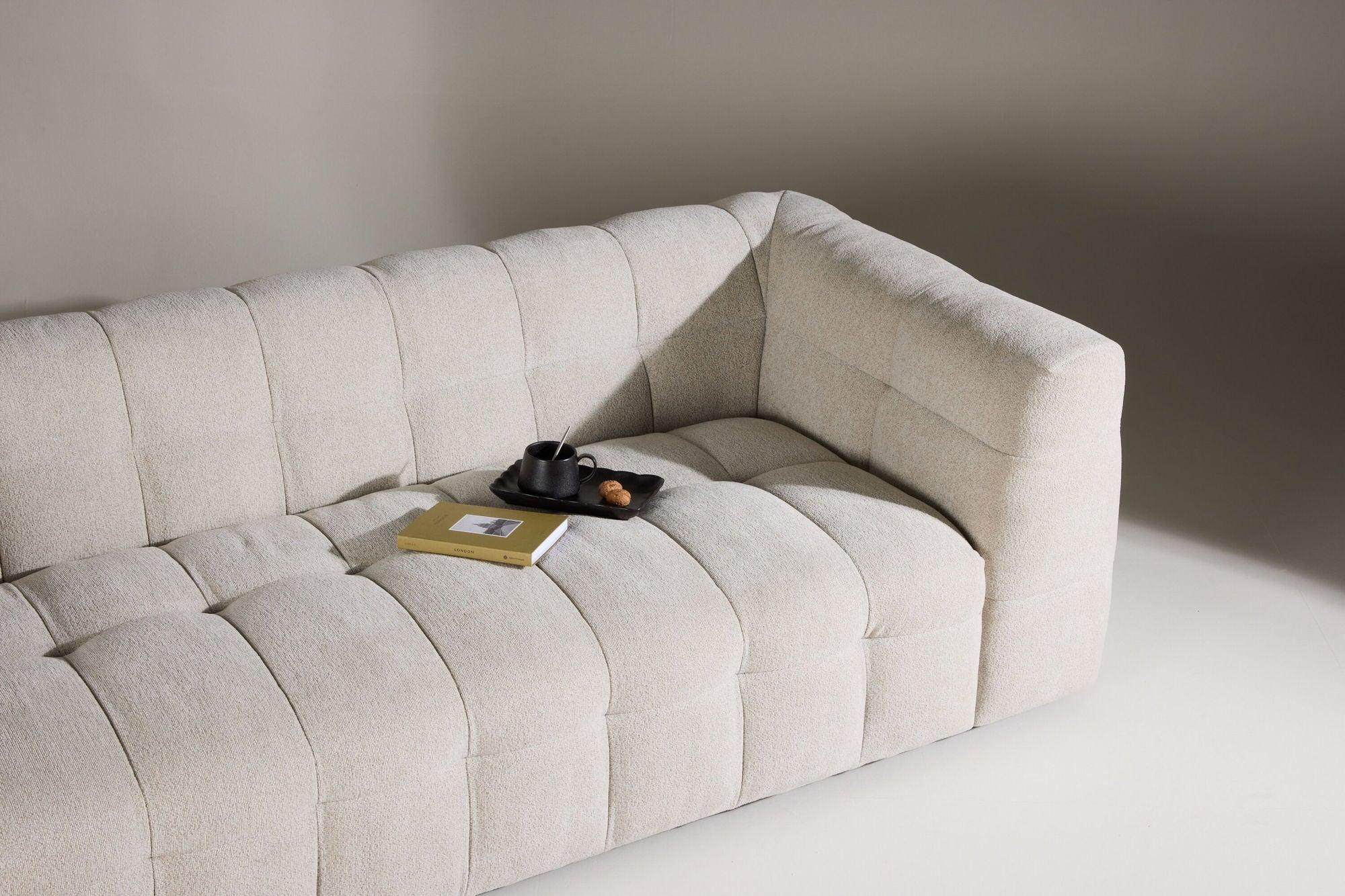 3-Sitzer Sofa Malou - Beige-3-Sitzer Sofas-Venture Home-le canapé