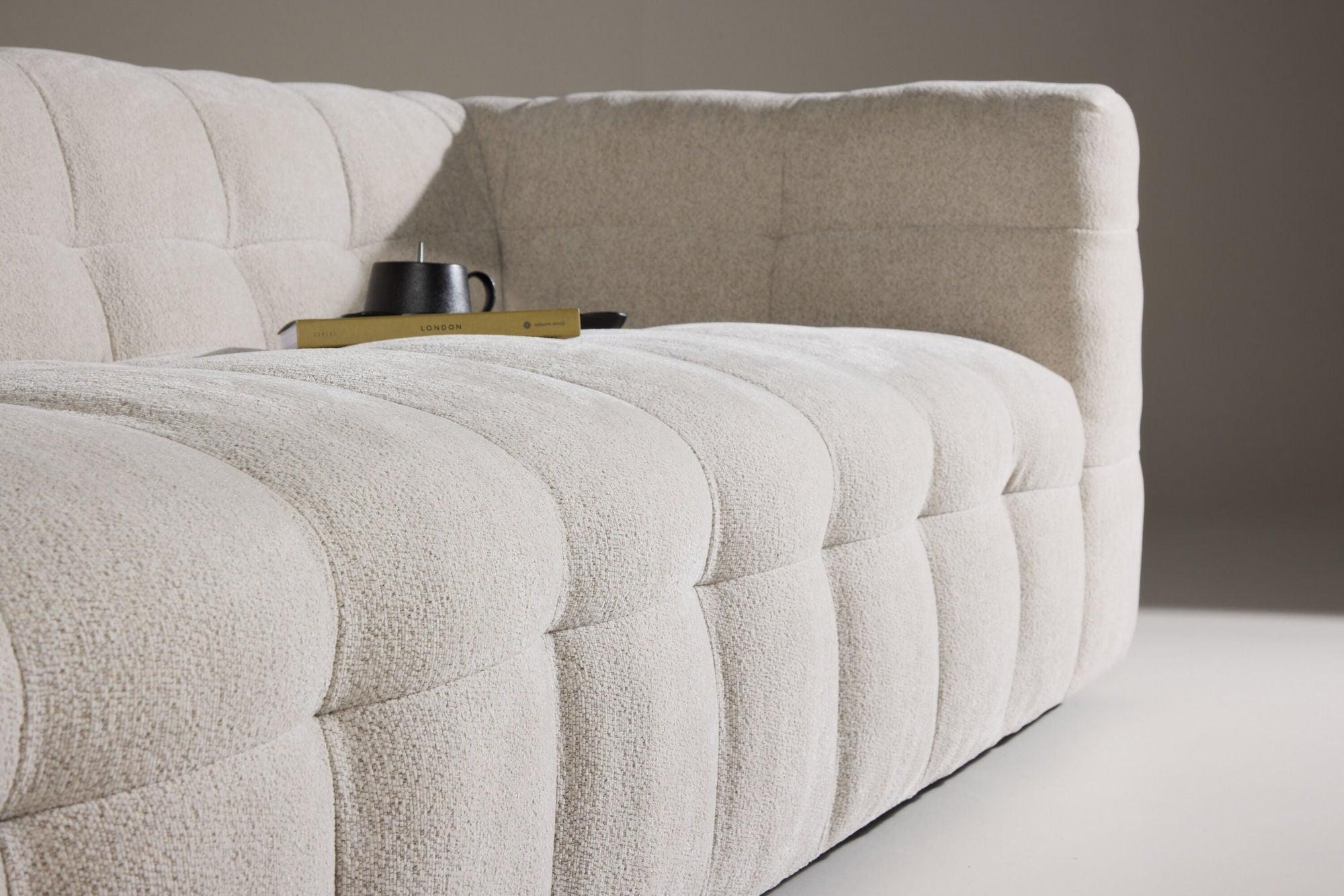 3-Sitzer Sofa Malou - Beige-3-Sitzer Sofas-Venture Home-le canapé