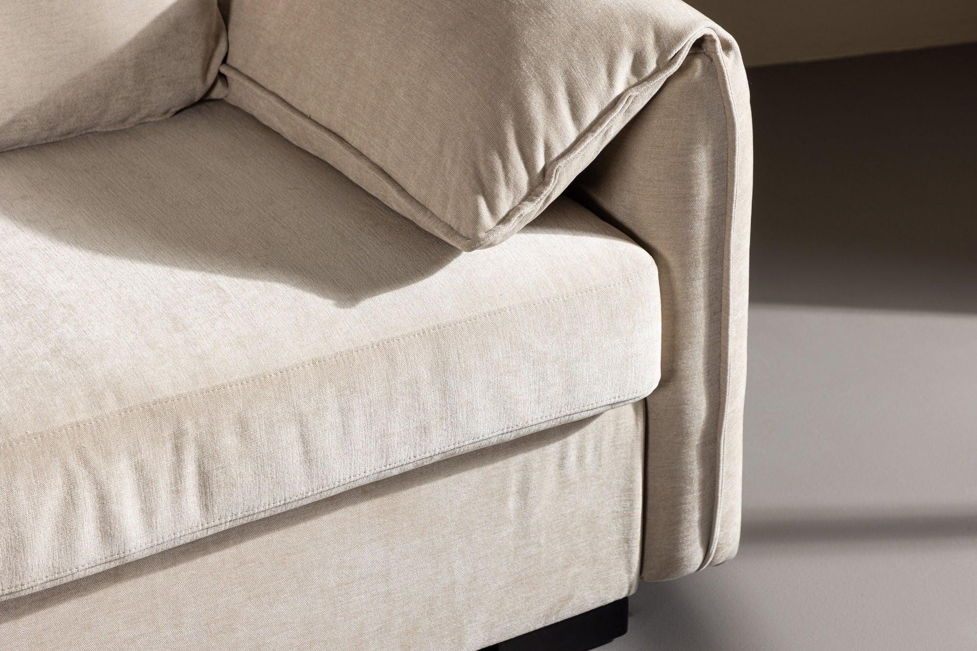 3-Sitzer Sofa Malva - Beige-3-Sitzer Sofas-Venture Home-le canapé