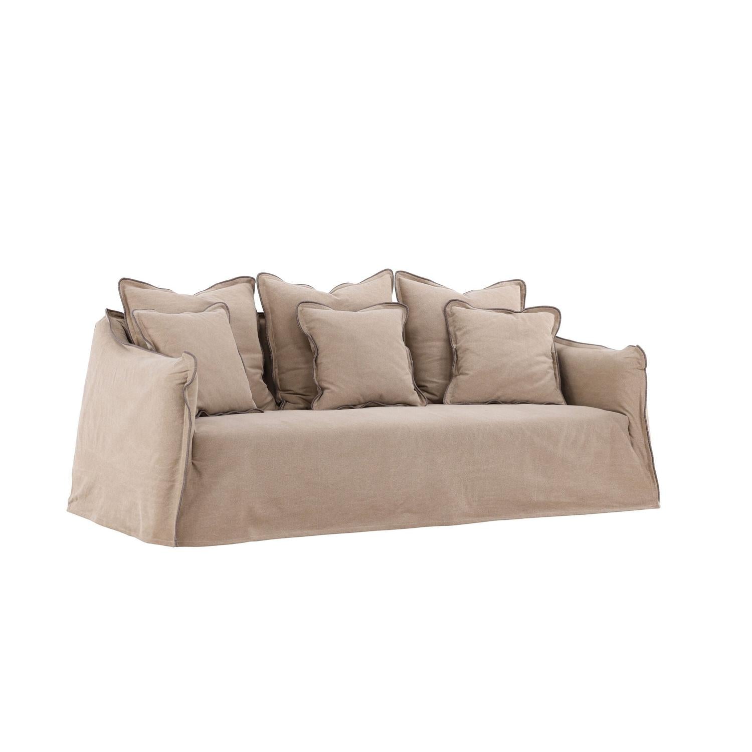 3-Sitzer Sofa Oskarshamn - Braun-3-Sitzer Sofas-Vind-le canapé