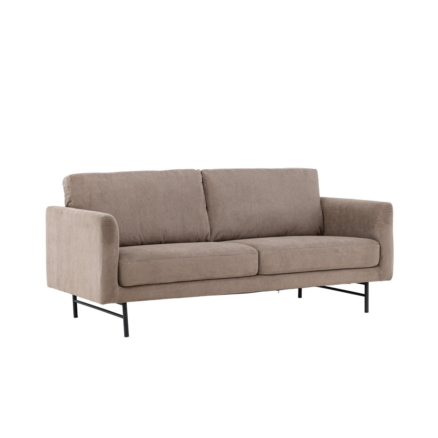 3-Sitzer Sofa Sky aus Cord - Braun-3-Sitzer Sofas-Venture Home-le canapé