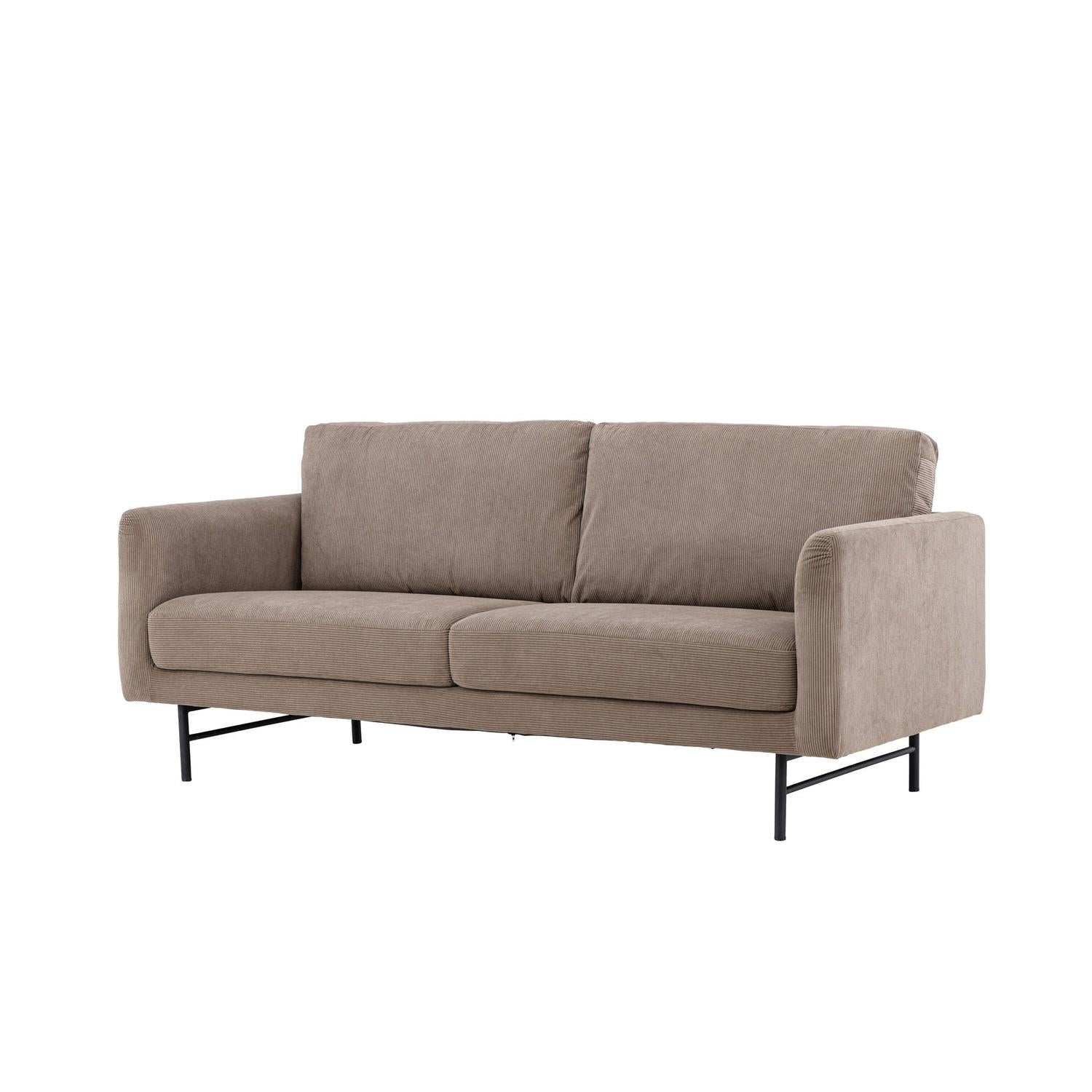 3-Sitzer Sofa Sky aus Cord - Braun-3-Sitzer Sofas-Venture Home-le canapé