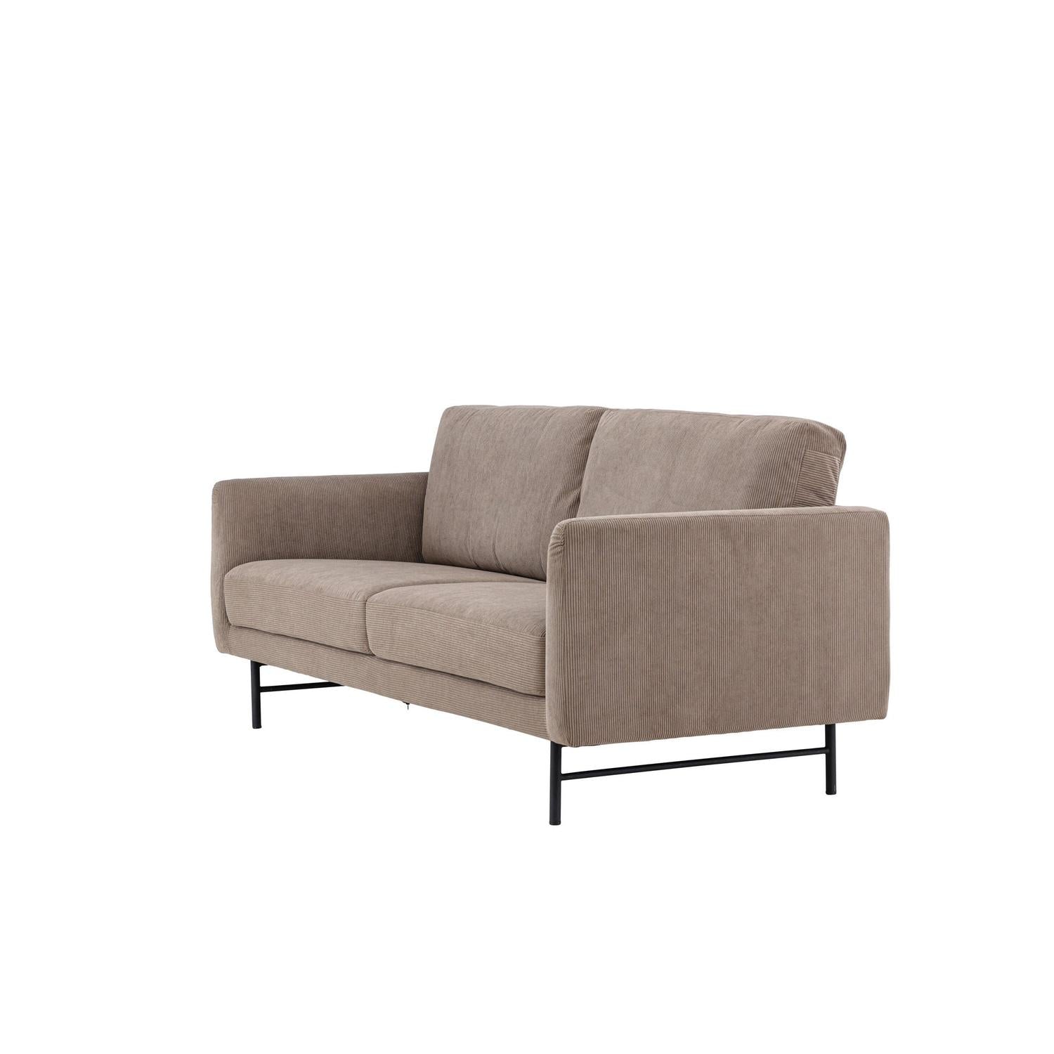 3-Sitzer Sofa Sky aus Cord - Braun-3-Sitzer Sofas-Venture Home-le canapé