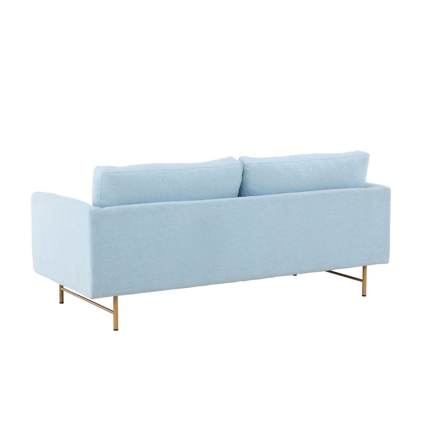3-Sitzer Sofa Sky - Babyblau-3-Sitzer Sofas-Venture Home-le canapé