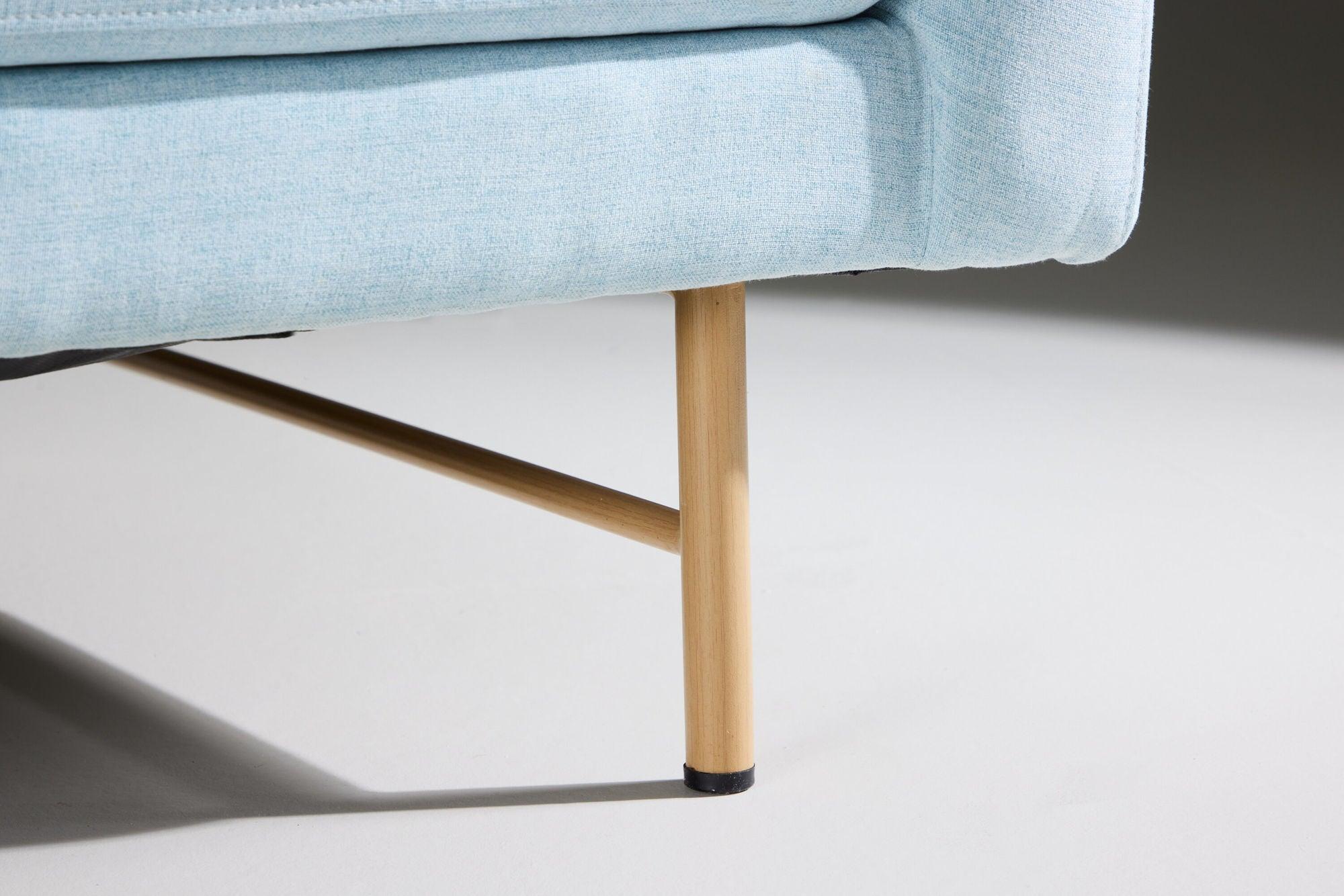 3-Sitzer Sofa Sky - Babyblau-3-Sitzer Sofas-Venture Home-le canapé