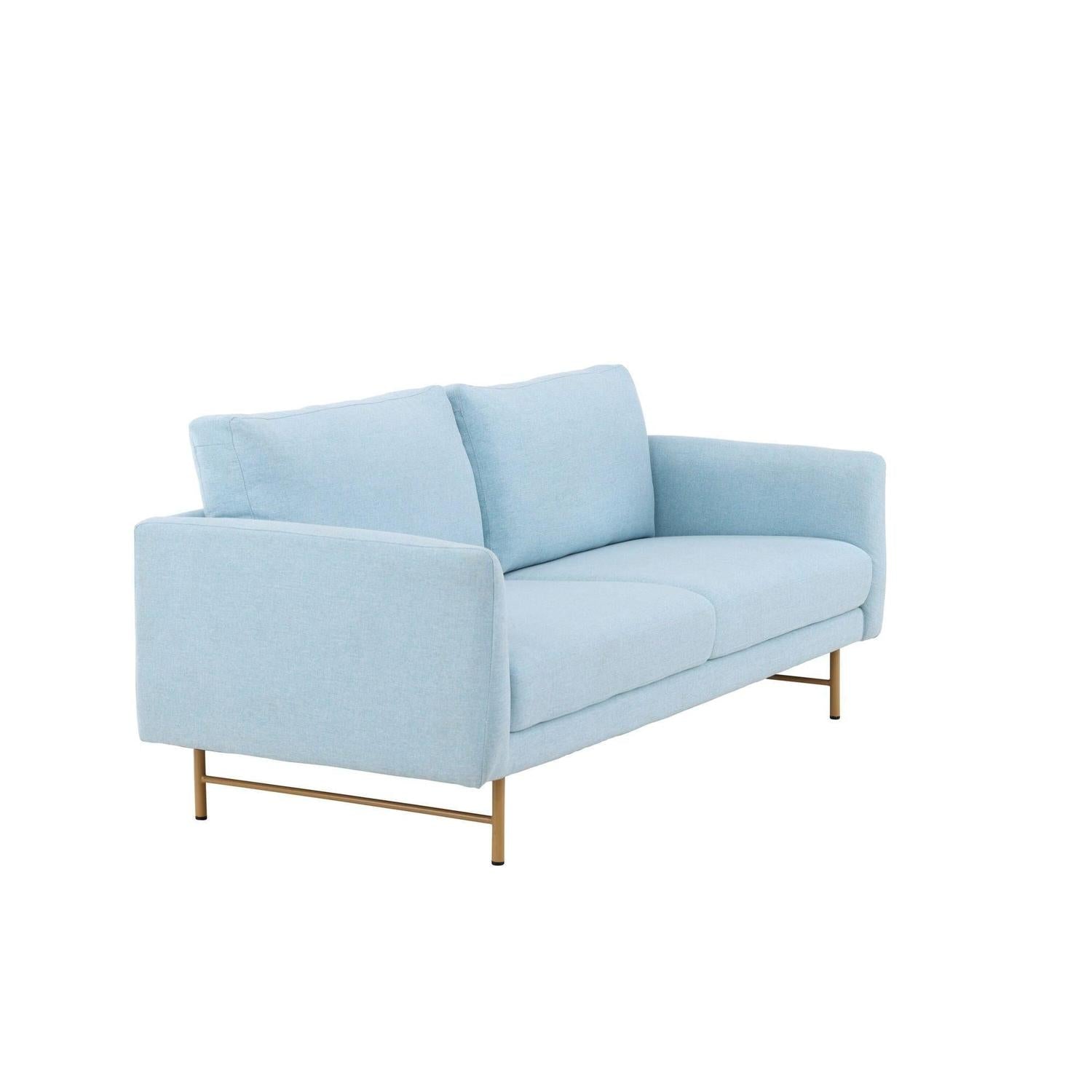 3-Sitzer Sofa Sky - Babyblau-3-Sitzer Sofas-Venture Home-le canapé
