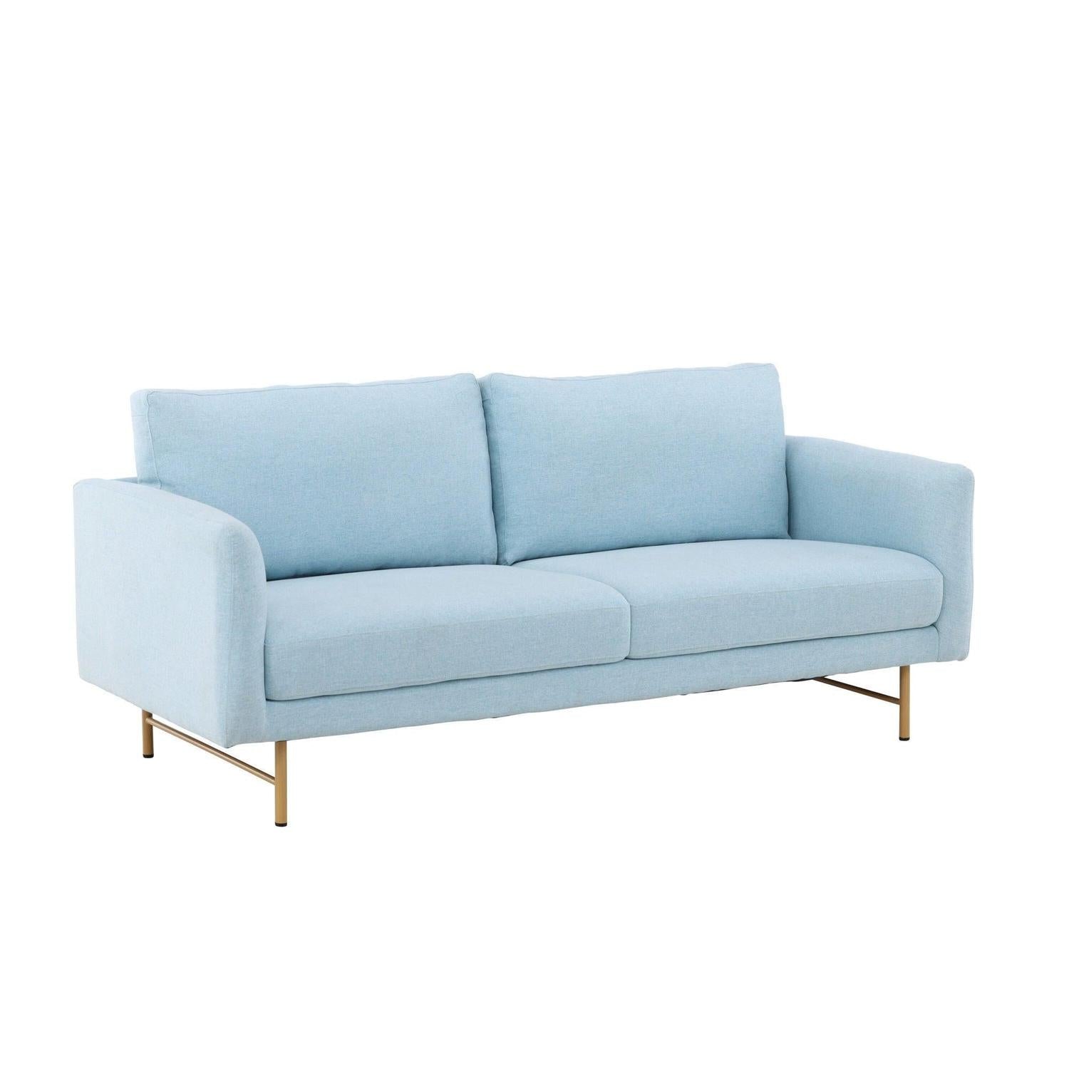 3-Sitzer Sofa Sky - Babyblau-3-Sitzer Sofas-Venture Home-le canapé