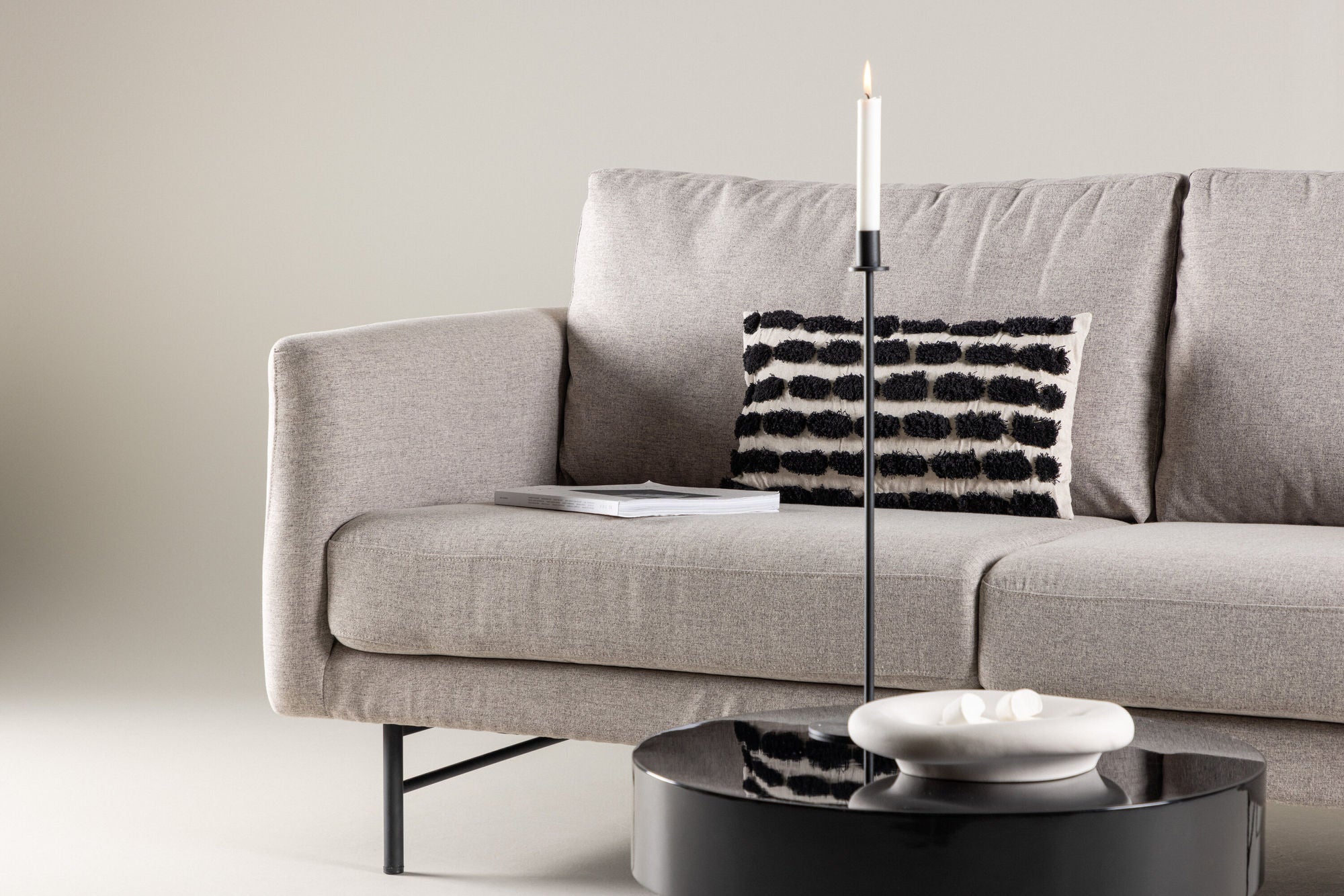 3-Sitzer Sofa Sky - Beige-3-Sitzer Sofas-Venture Home-le canapé