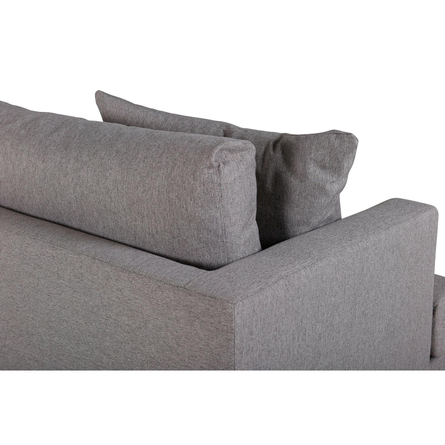 3-Sitzer Sofa Sofia aus Stoff - Grau-3-Sitzer Sofa-Venture Home-le canapé