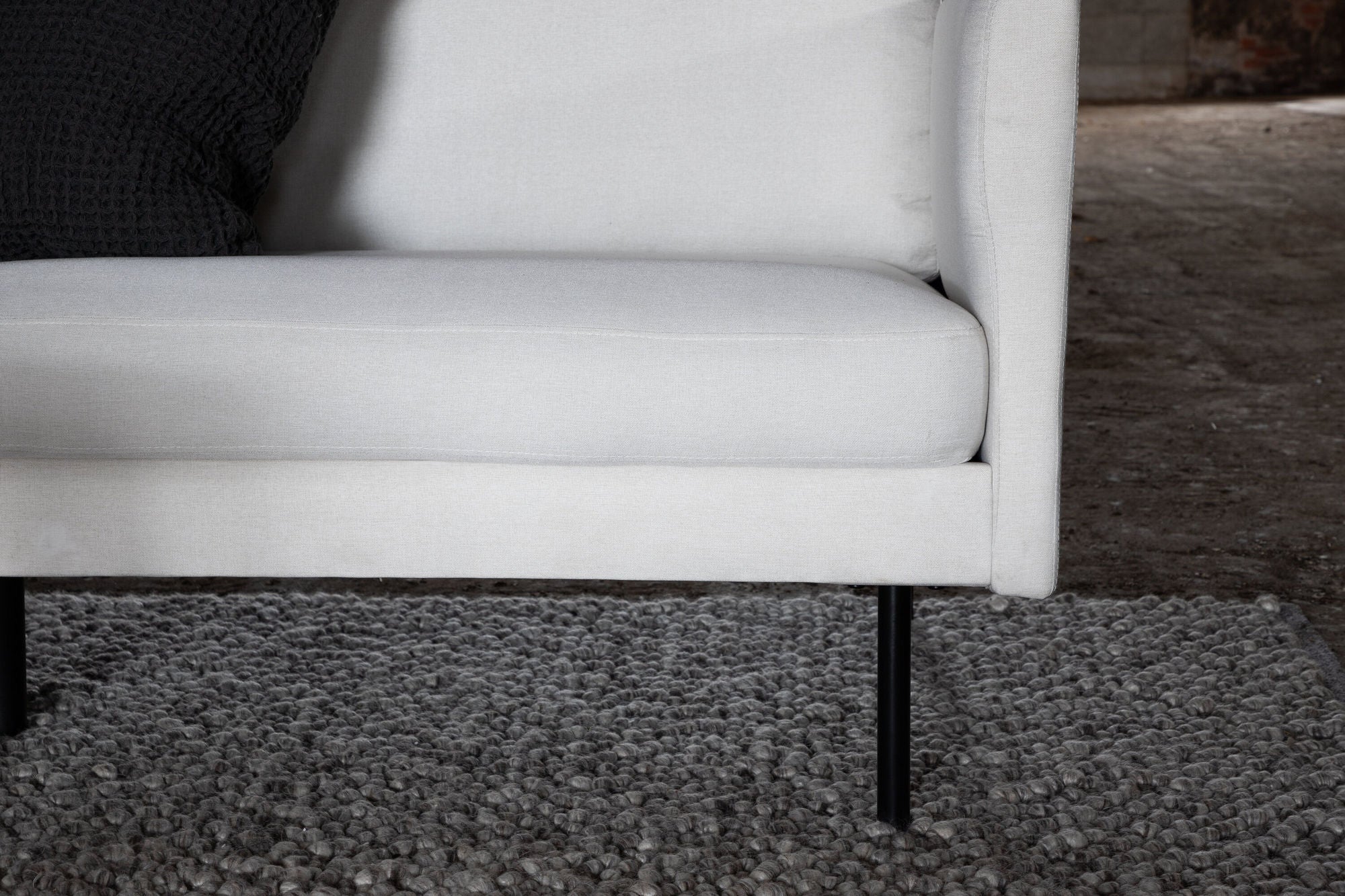 3-Sitzer Sofa Zoom aus Stoff - Beige-3-Sitzer Sofas-Venture Home-le canapé