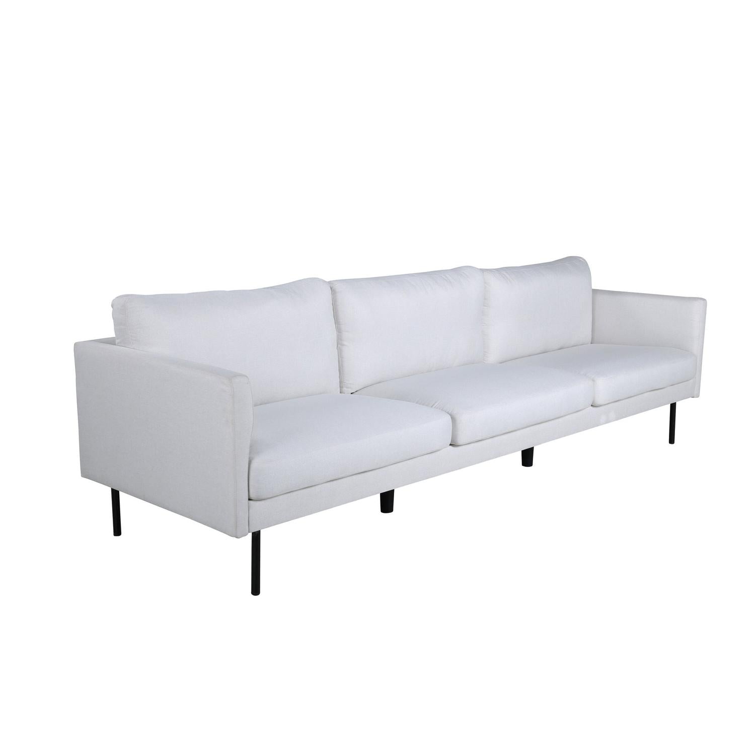 3-Sitzer Sofa Zoom aus Stoff - Beige-3-Sitzer Sofas-Venture Home-le canapé