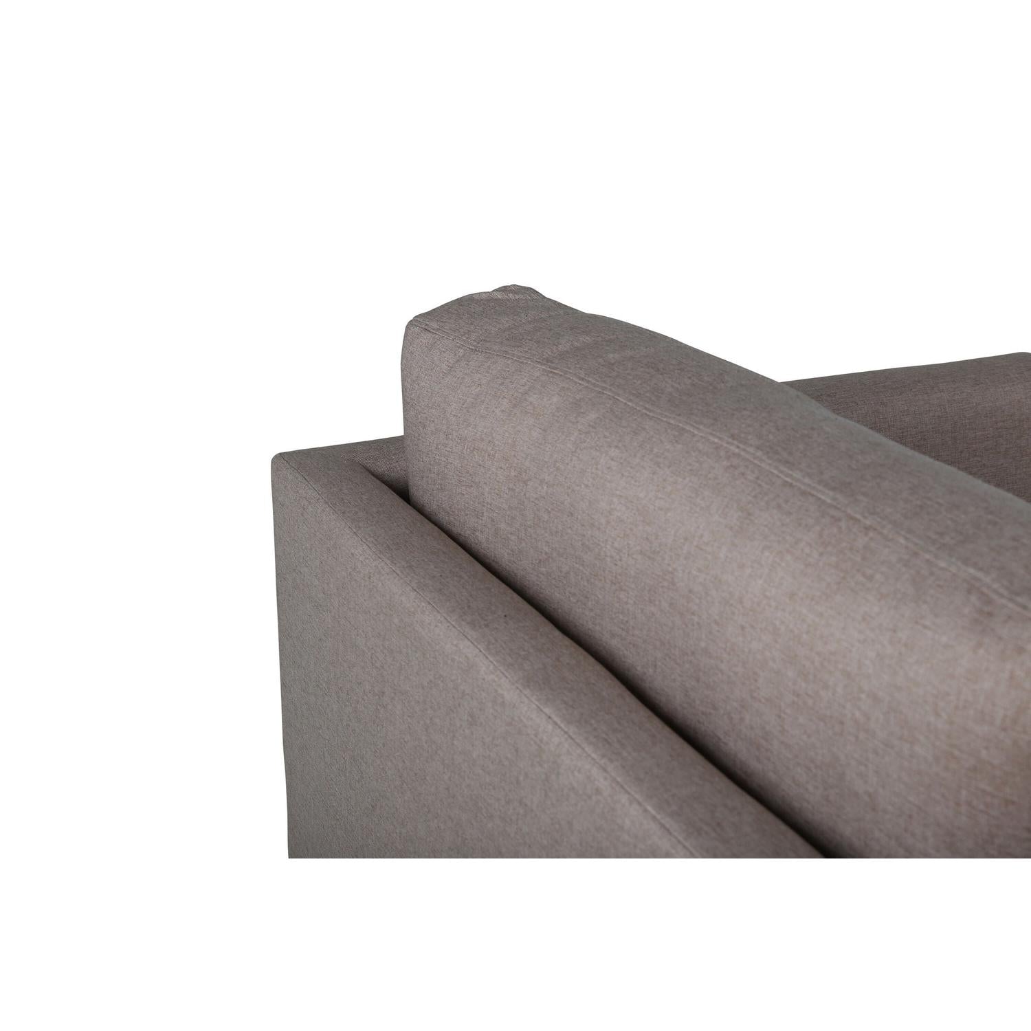 3-Sitzer Sofa Zoom aus Stoff - Braun-3-Sitzer Sofas-Venture Home-le canapé