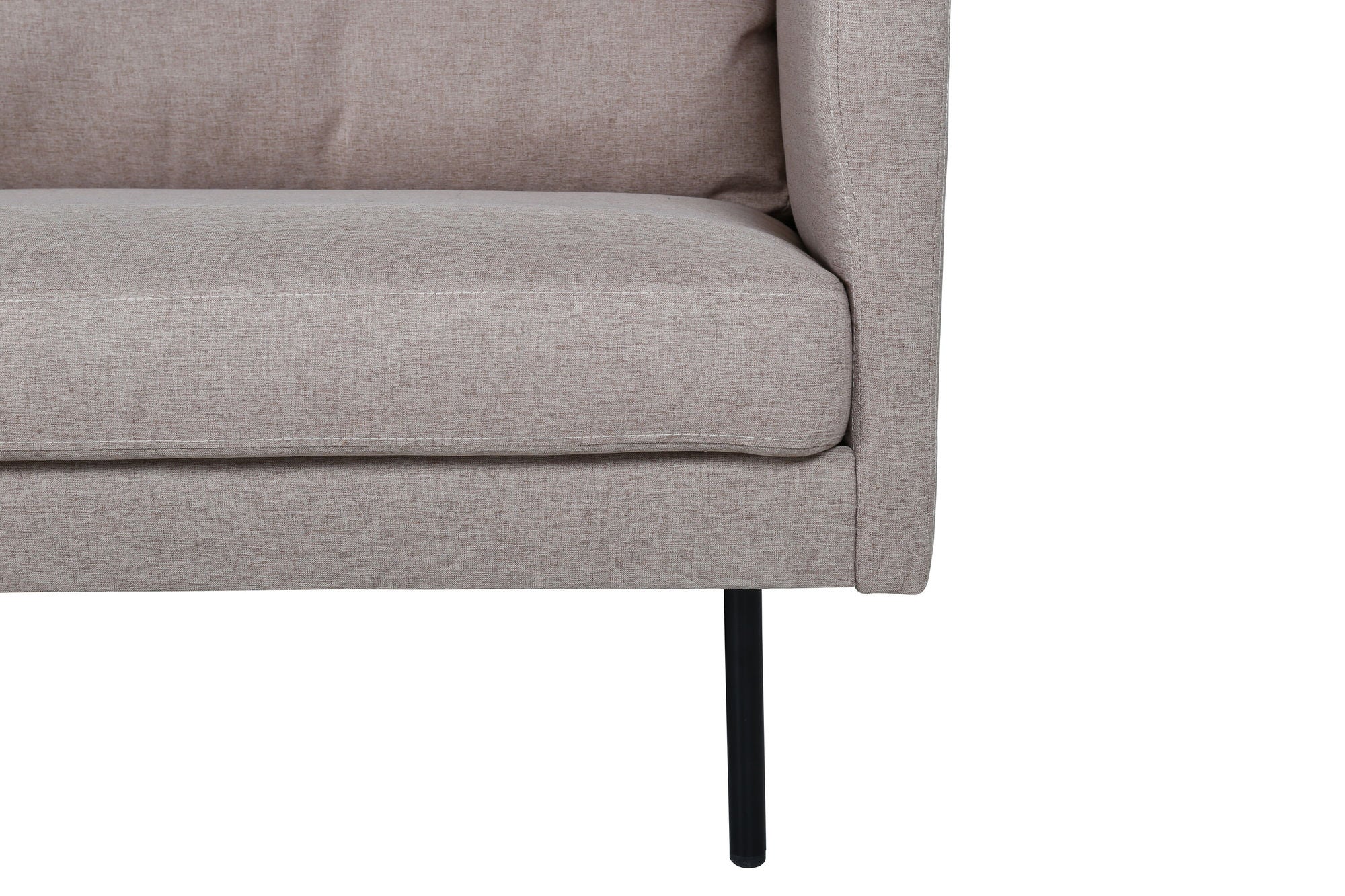 3-Sitzer Sofa Zoom aus Stoff - Braun-3-Sitzer Sofas-Venture Home-le canapé