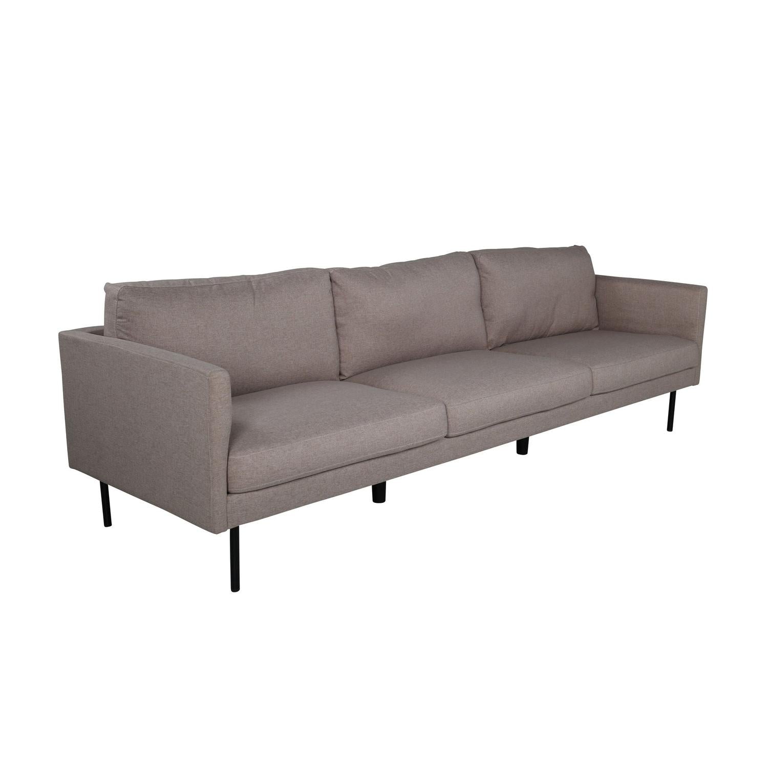 3-Sitzer Sofa Zoom aus Stoff - Braun-3-Sitzer Sofas-Venture Home-le canapé