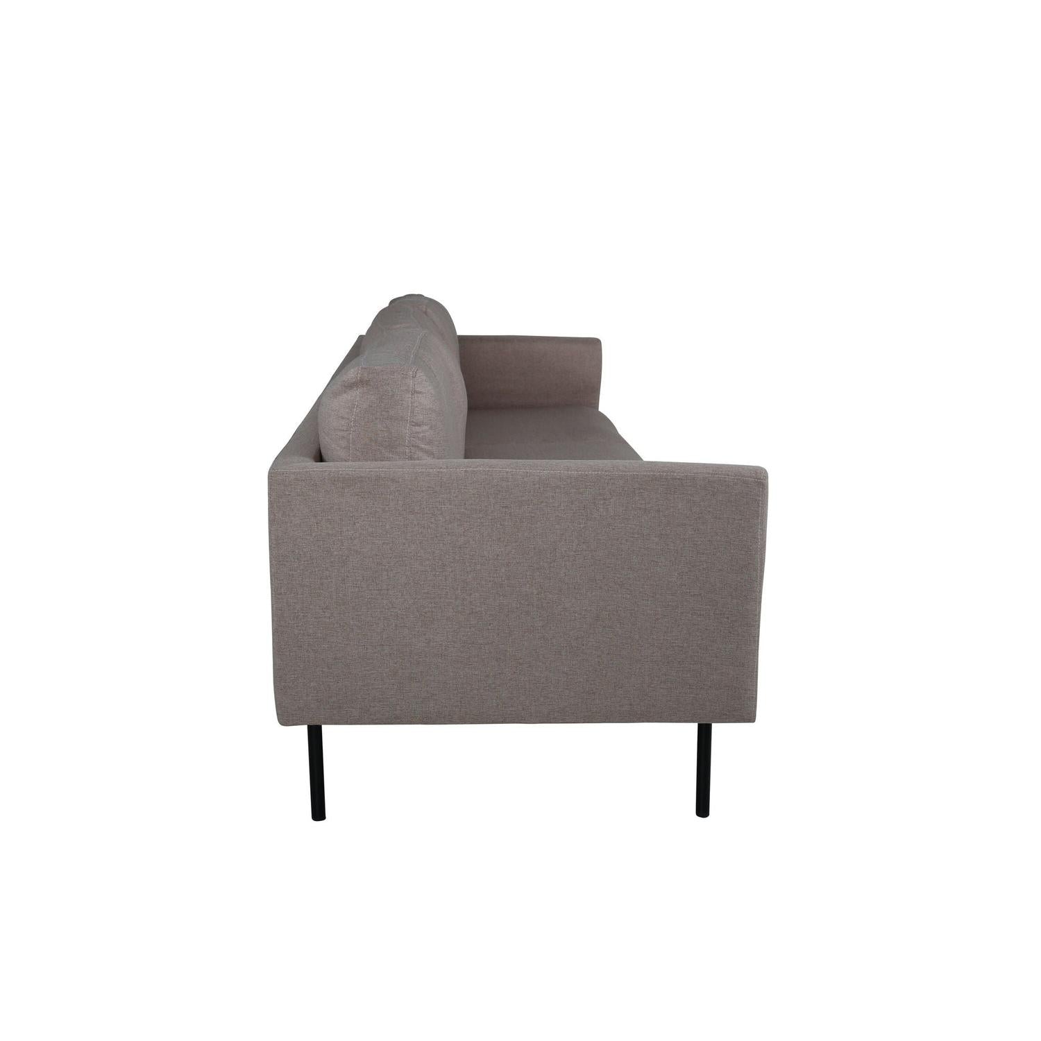 3-Sitzer Sofa Zoom aus Stoff - Braun-3-Sitzer Sofas-Venture Home-le canapé