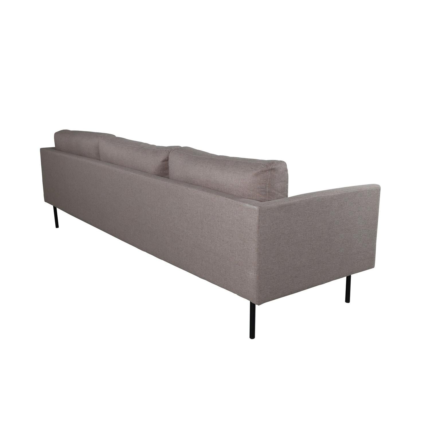 3-Sitzer Sofa Zoom aus Stoff - Braun-3-Sitzer Sofas-Venture Home-le canapé