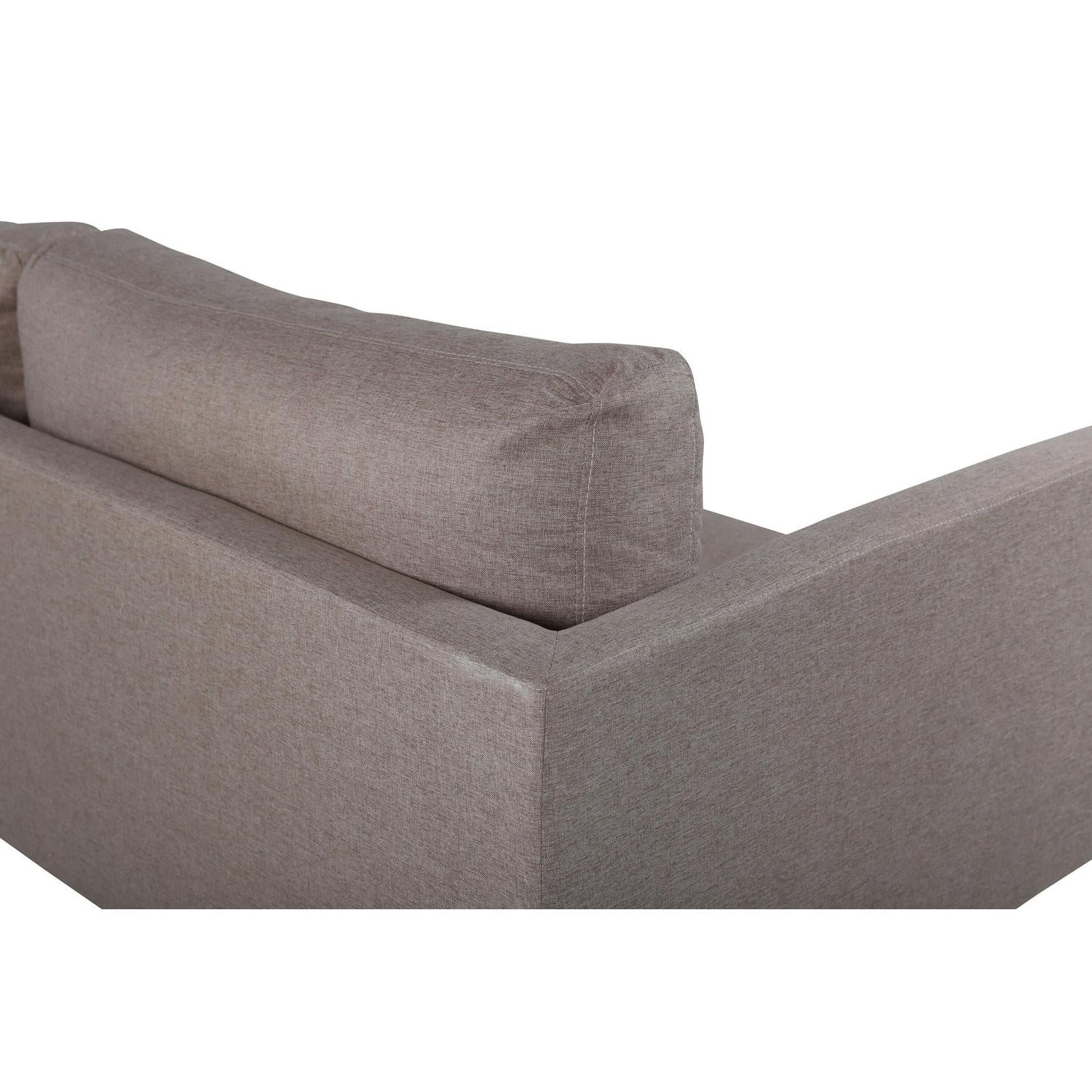 3-Sitzer Sofa Zoom aus Stoff - Braun-3-Sitzer Sofas-Venture Home-le canapé