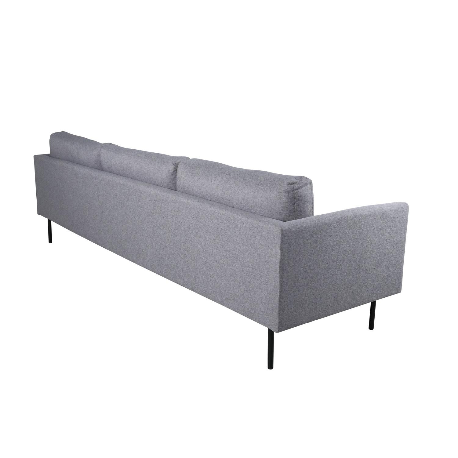 3-Sitzer Sofa Zoom aus Stoff - Grau-3-Sitzer Sofa-Venture Home-le canapé