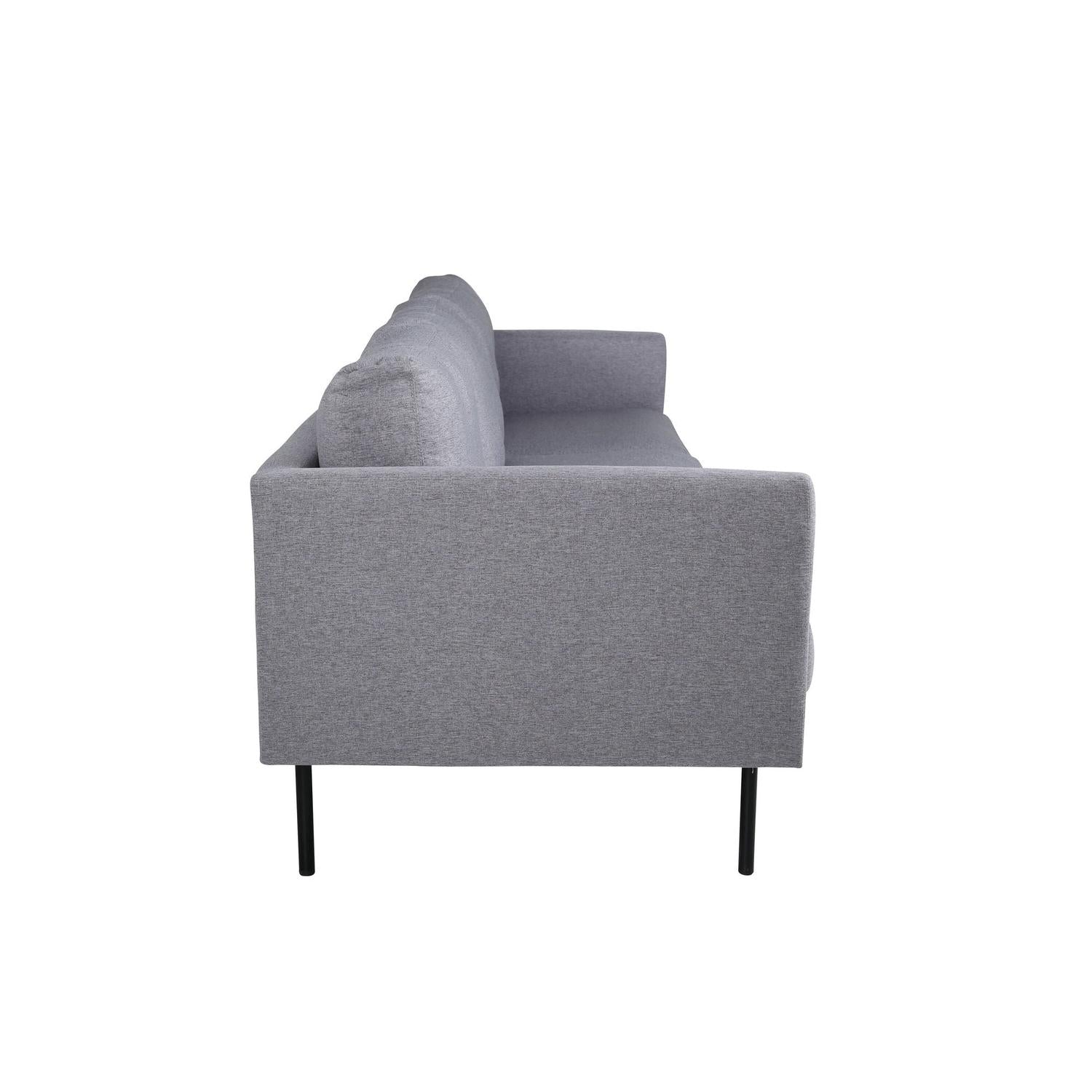 3-Sitzer Sofa Zoom aus Stoff - Grau-3-Sitzer Sofas-Venture Home-le canapé