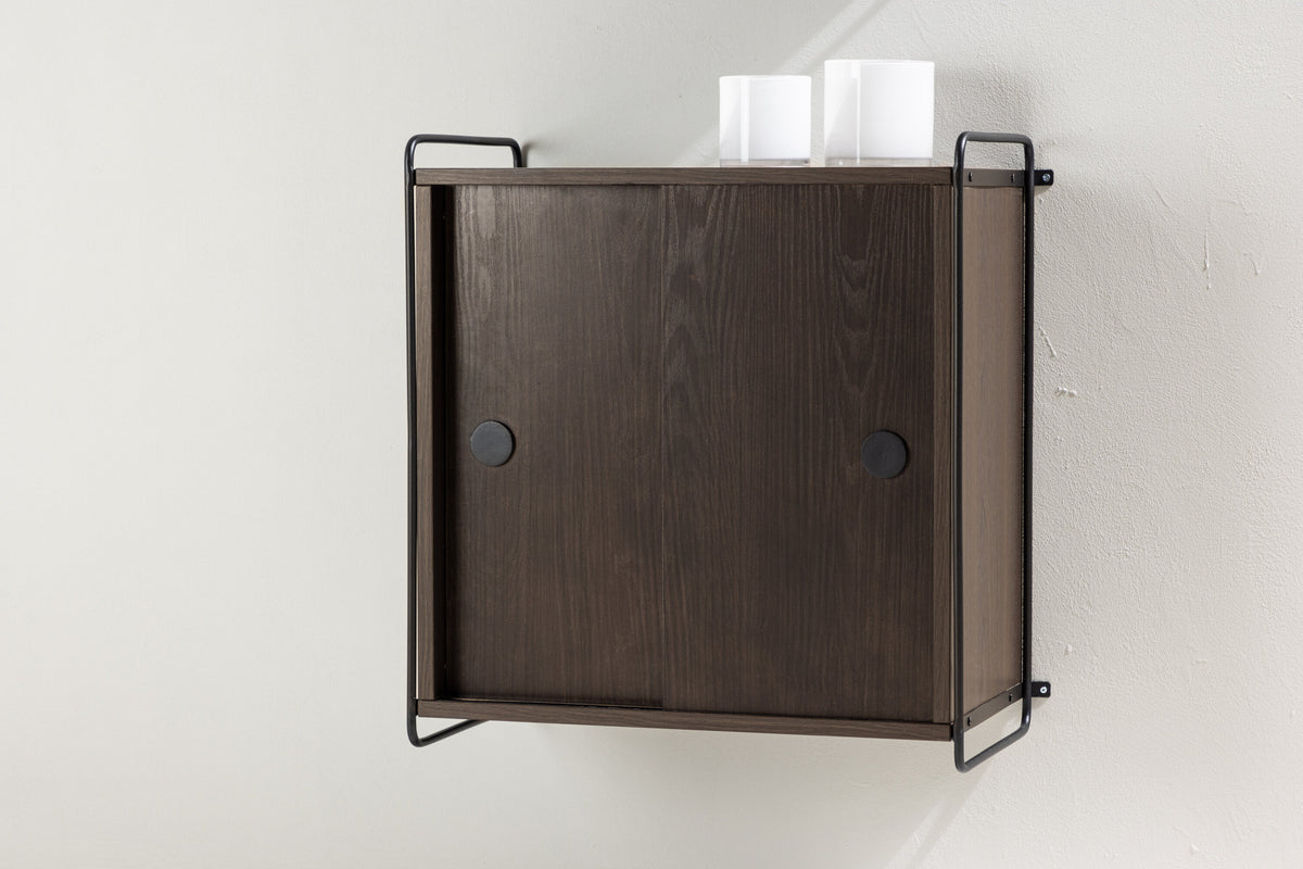 Wandschrank Paris 68cm mit 2 Türen - Mokka - Venture Home - le canapé