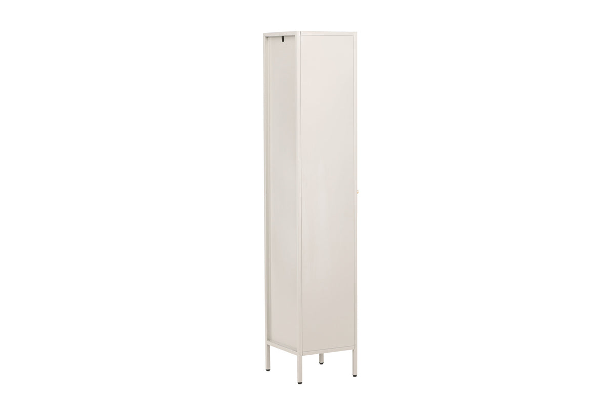 Vitrine Cali 180cm aus Metall mit 4 Böden - Beige - Venture Home - le canapé