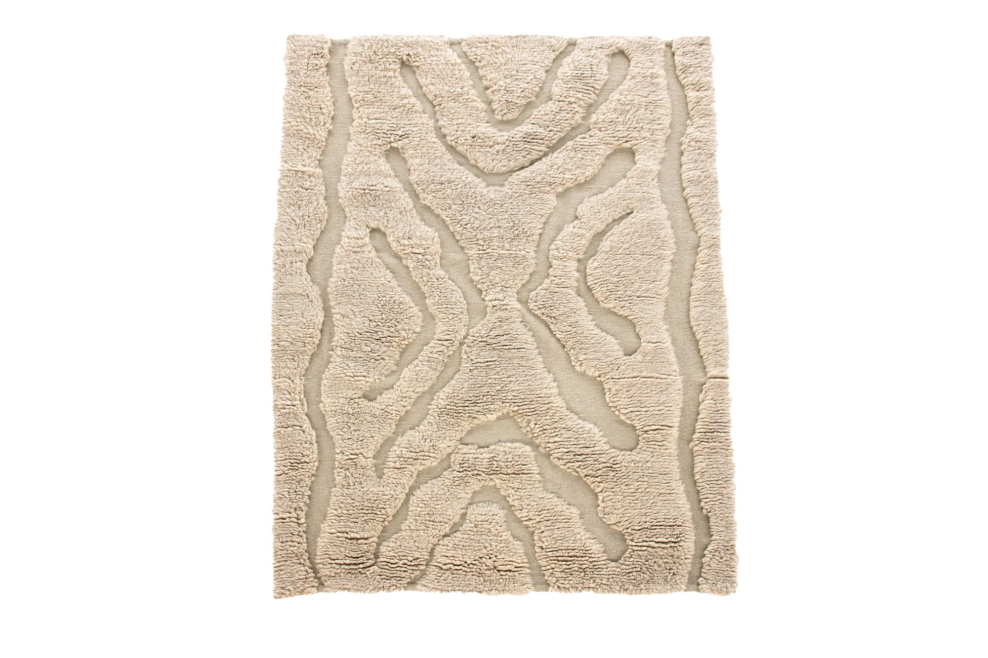 Teppich Trondheim x Josefin Lustig 200x300 - Beige/White-Teppich-le canapé