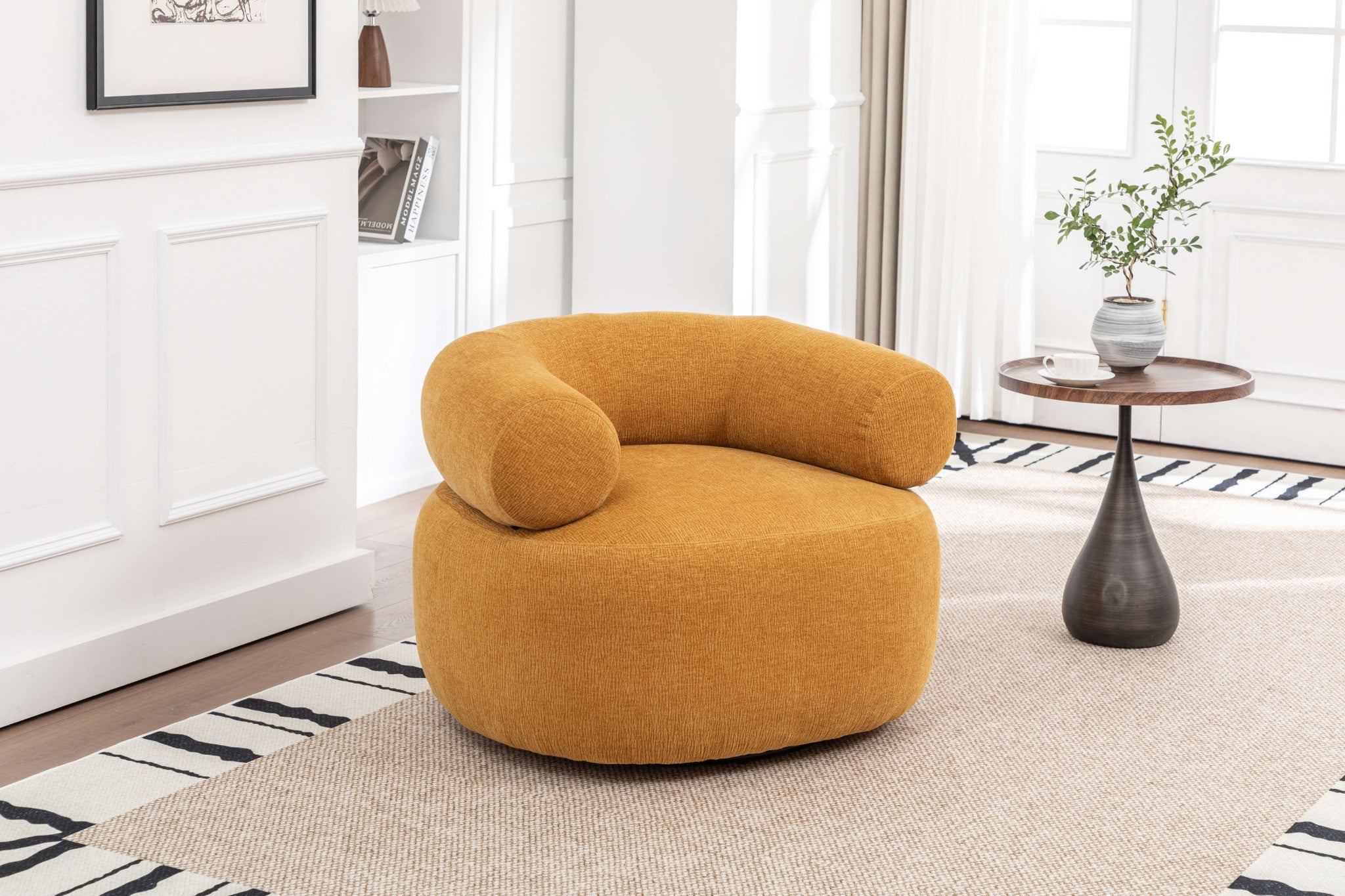 Lounge chair Max swivel - Bronze