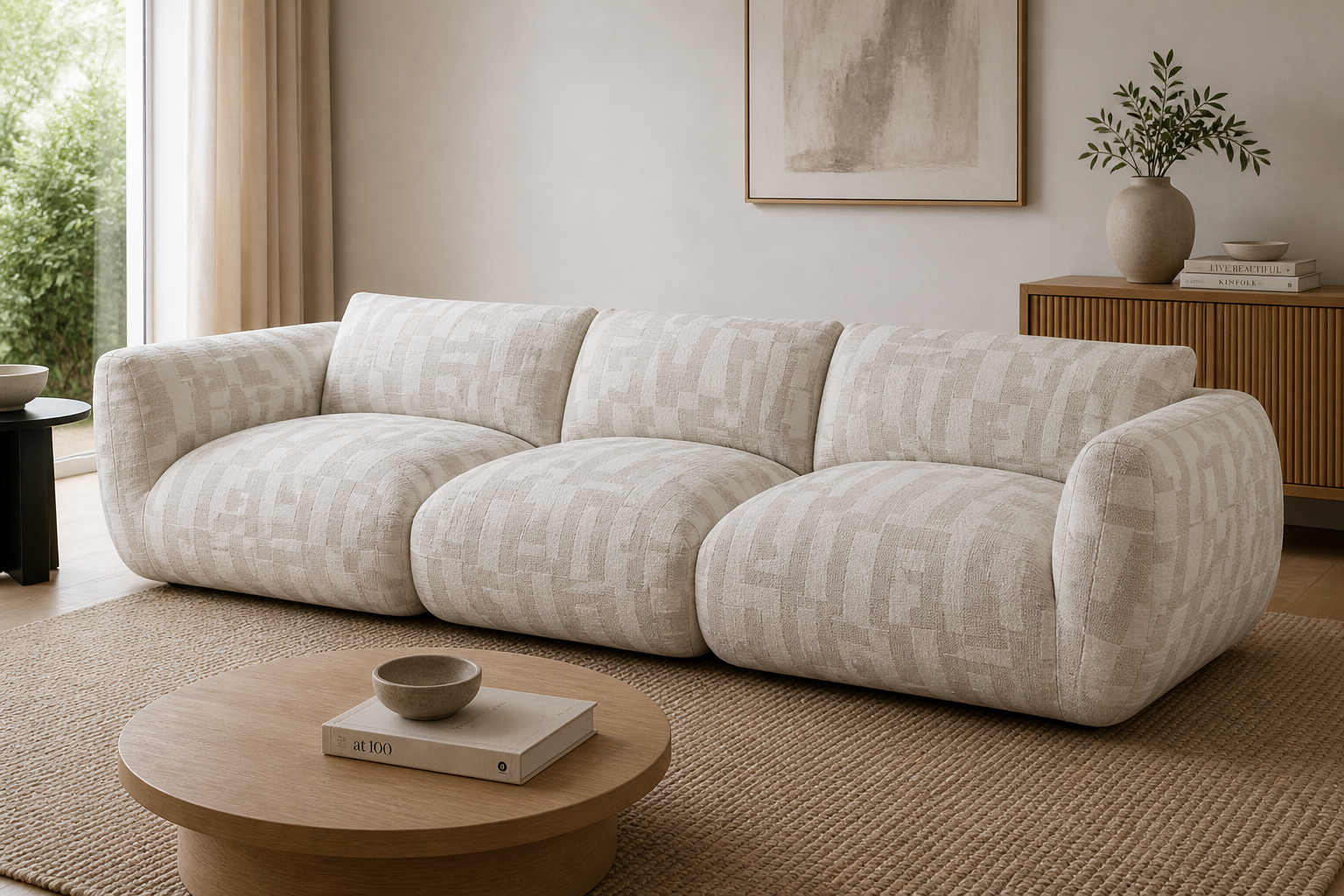 4-Sitzer Sofa Amsterdam - Cremeweiß-4-Sitzer Sofas-Pole to Pole-le canapé