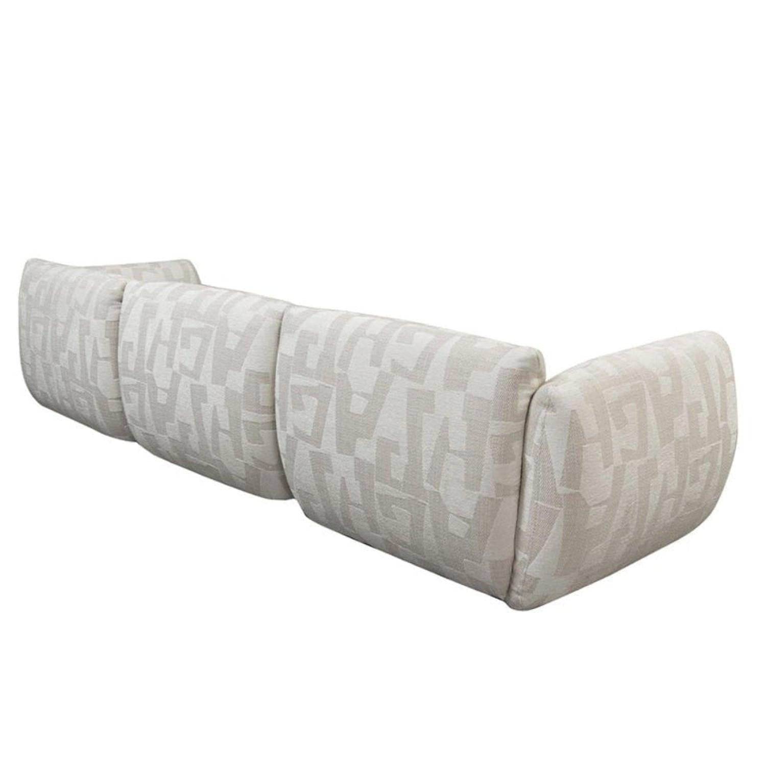 4-Sitzer Sofa Amsterdam - White Glyphs-4-Sitzer Sofa-Pole to Pole-le canapé