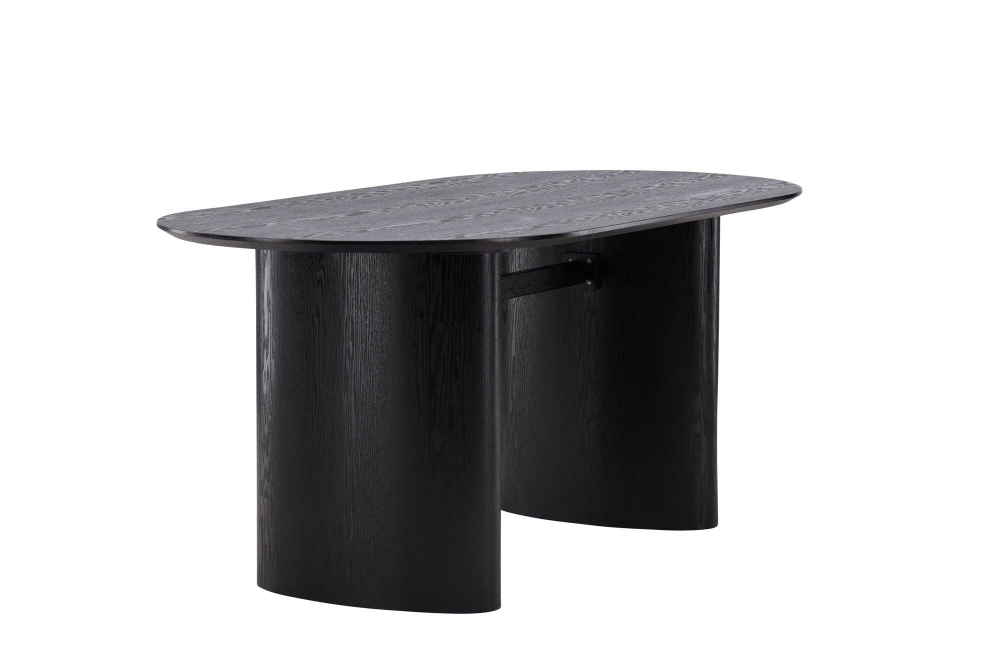 Esstisch Isolde 180*75 - Schwarz-Esstisch Oval-le canapé
